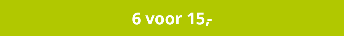6 filters voor 15,00