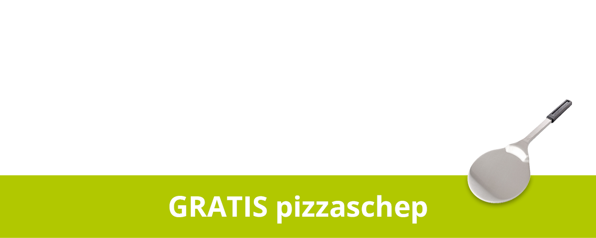 GRATIS pizzaschep t.w.v. 34,99