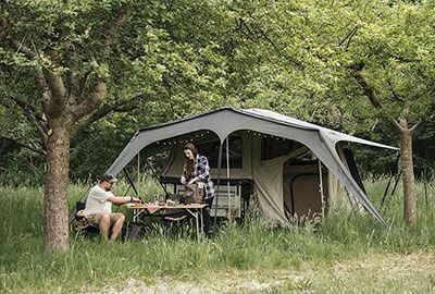 Eerste keer kamperen met een vouwwagen