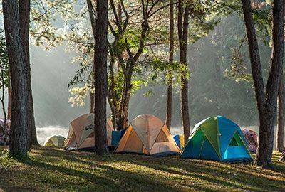 Een pop-up tent opzetten