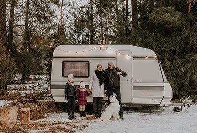 Winterkamperen met caravan of camper