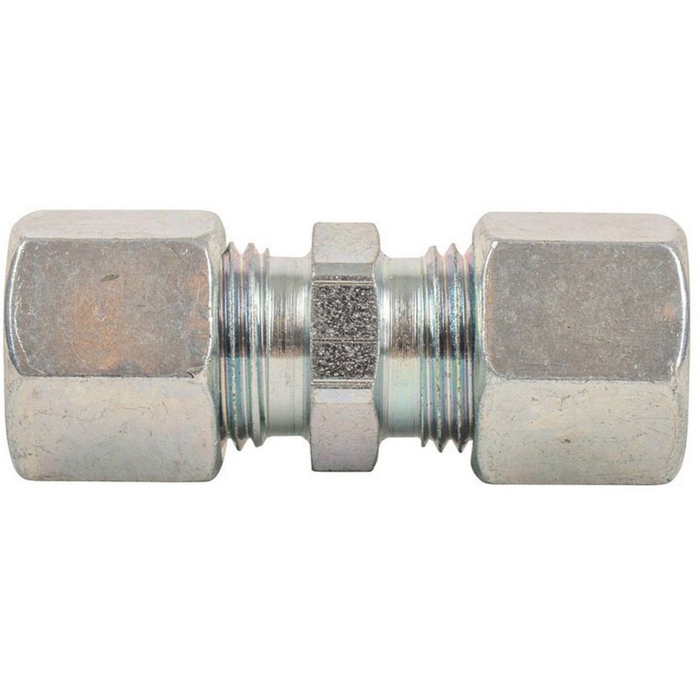 DWS rechte knelkoppeling 10 mm staal 