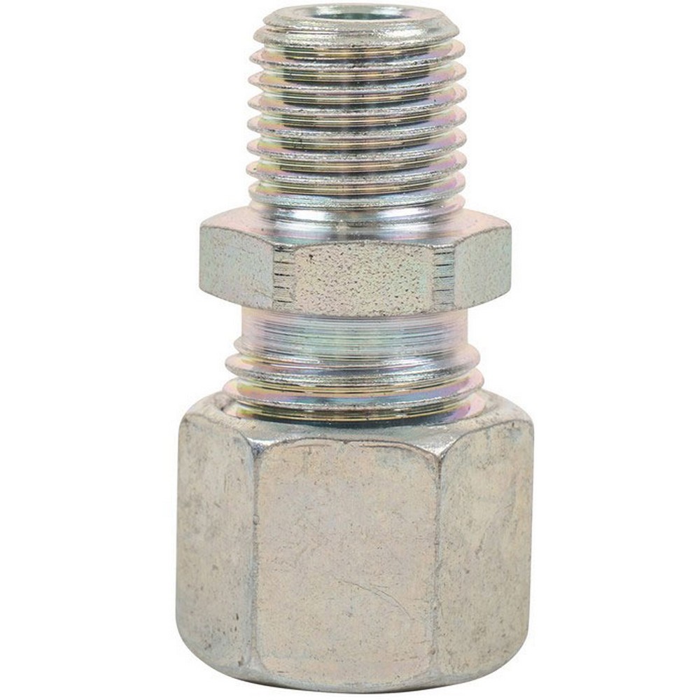 DWS rechte knelkoppeling 10 mm x 1/4 buitendraad 