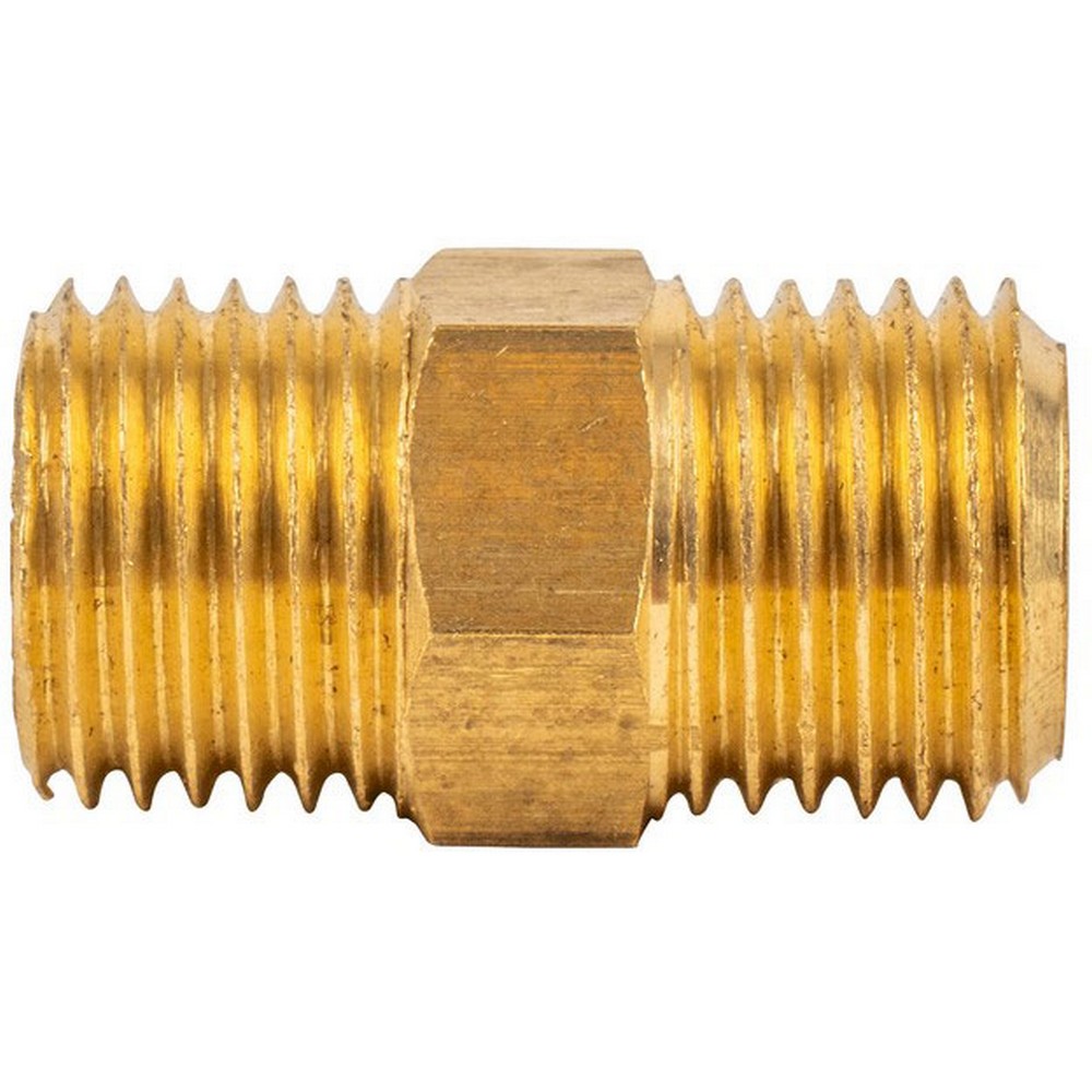 DWS dubbele nippel 1/4 buitendraad x 1/4 buitendraad 