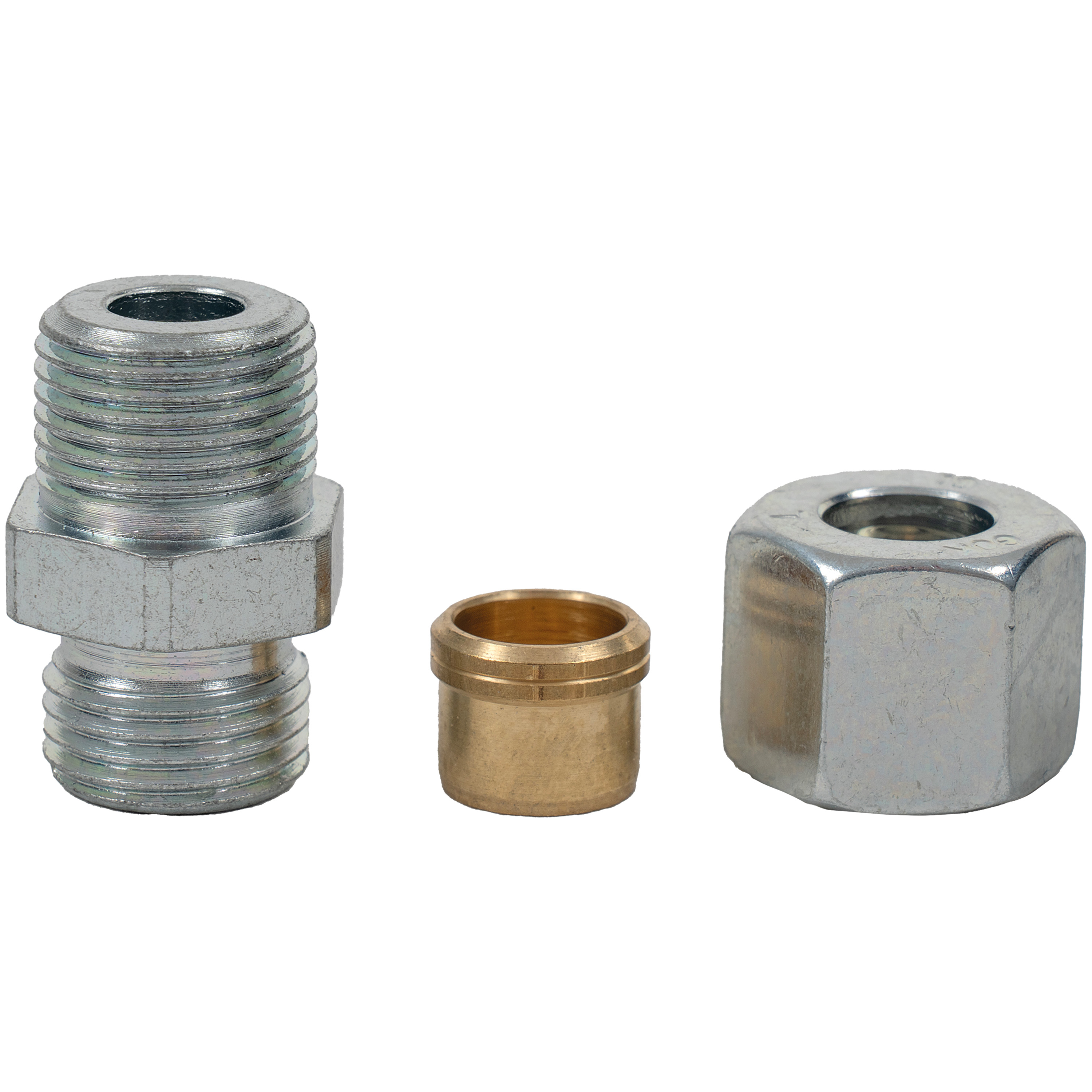 DWS Rechte knelkoppeling 10 mm x 3/8 buitendraad 