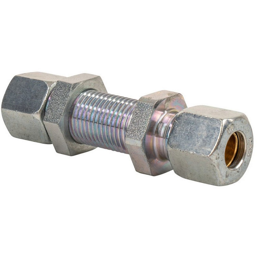 DWS rechte schotkoppeling 10 mm staal 