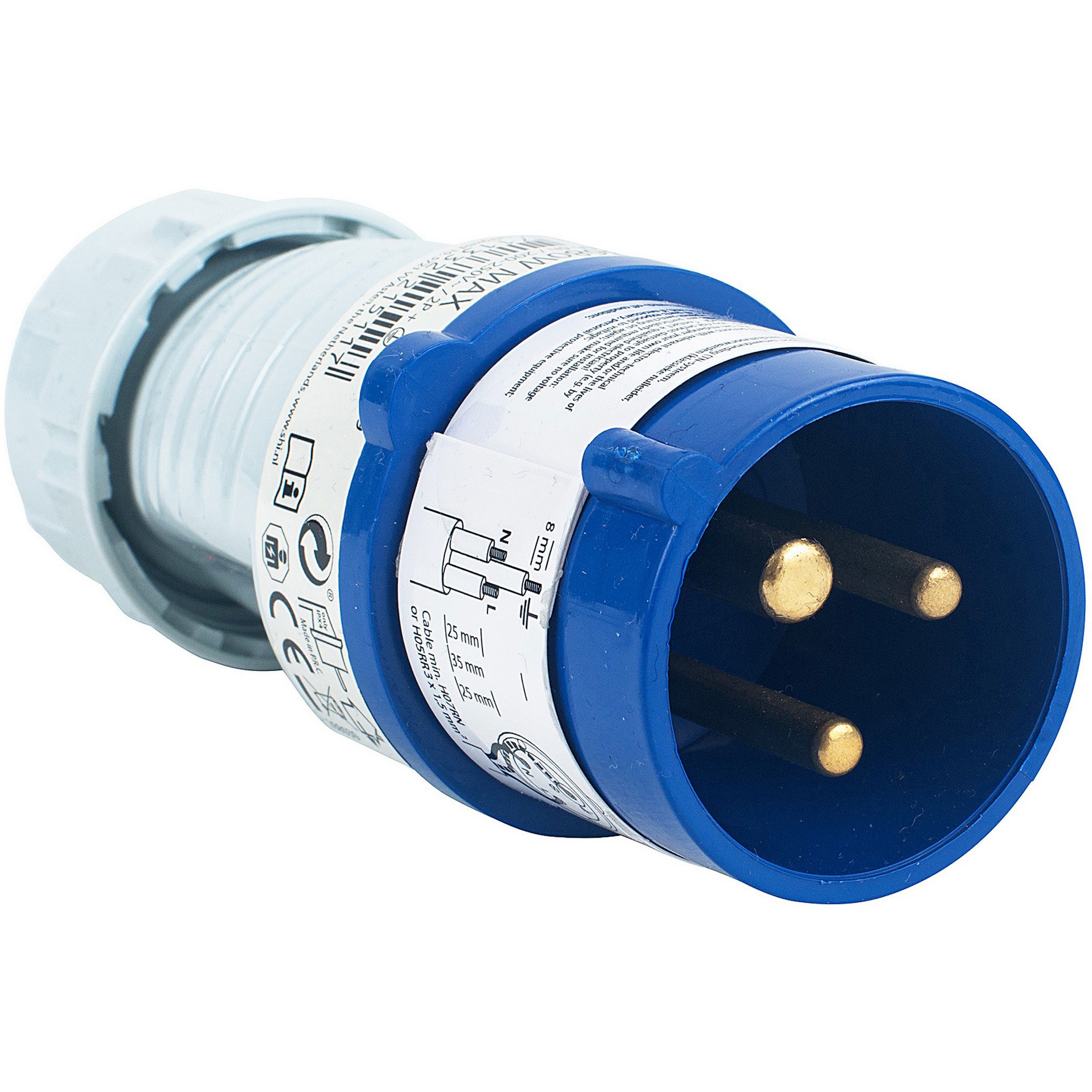 DWS CEE stekker 230 volt 