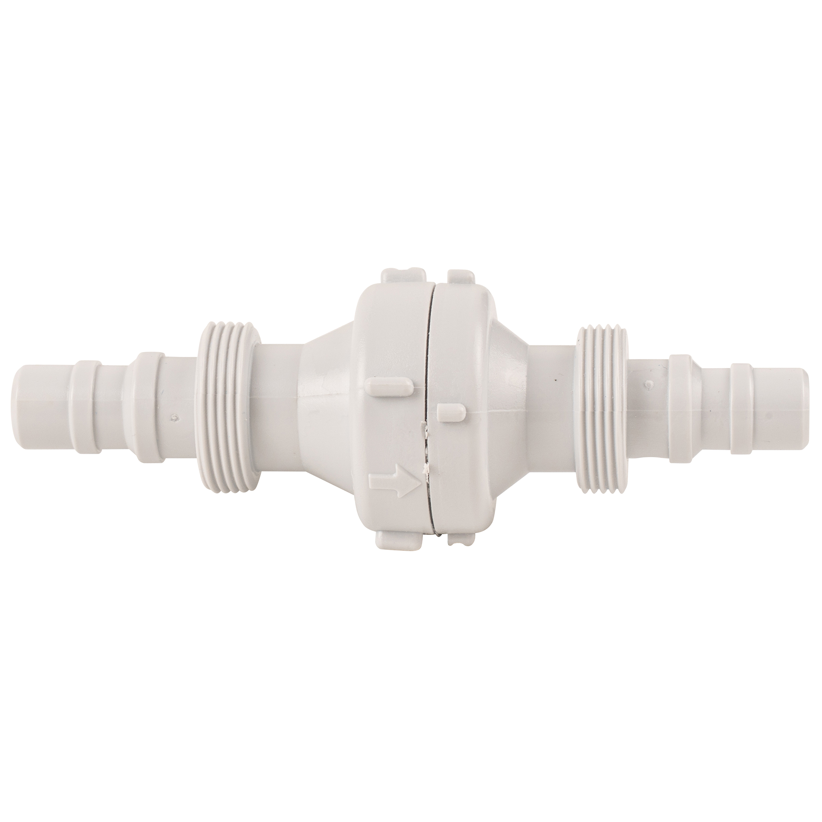 Reich Terugslagventiel met 2 slangtules 