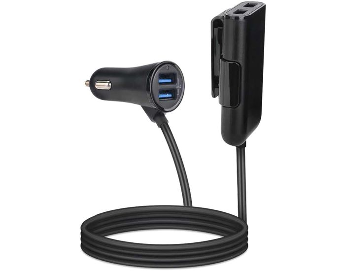 AMiO Autolader Telefoon USB-C 20W 12/24V Wit AMiO Autolader Telefoon USB-C 20W 12/24V Wit