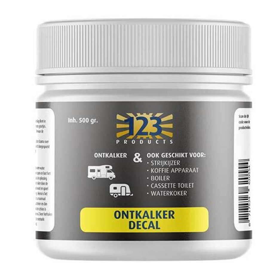 123 Products Decal ontkalker 500 gram 
