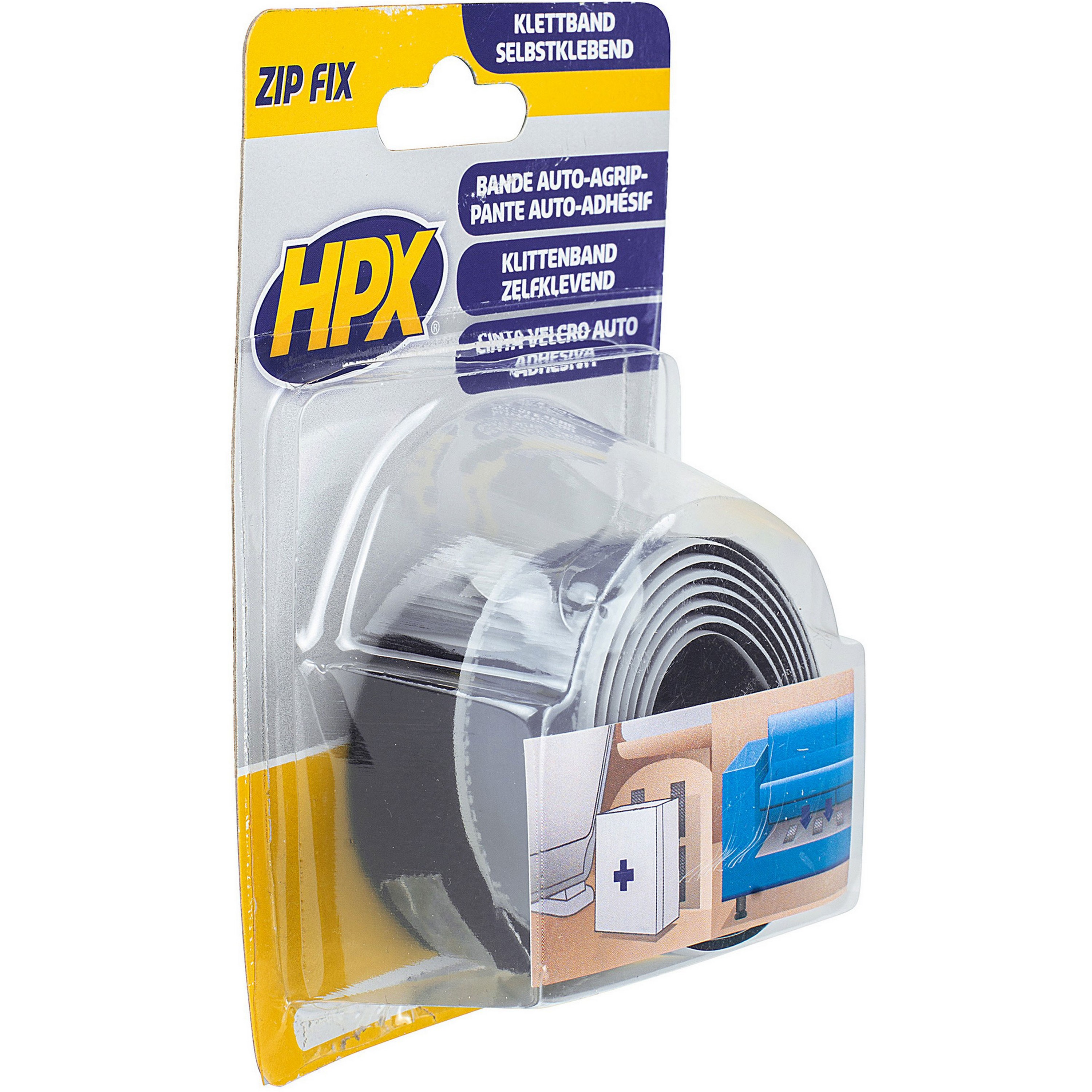 HPX Zip Fix klittenband 20 mm x 5 meter 
