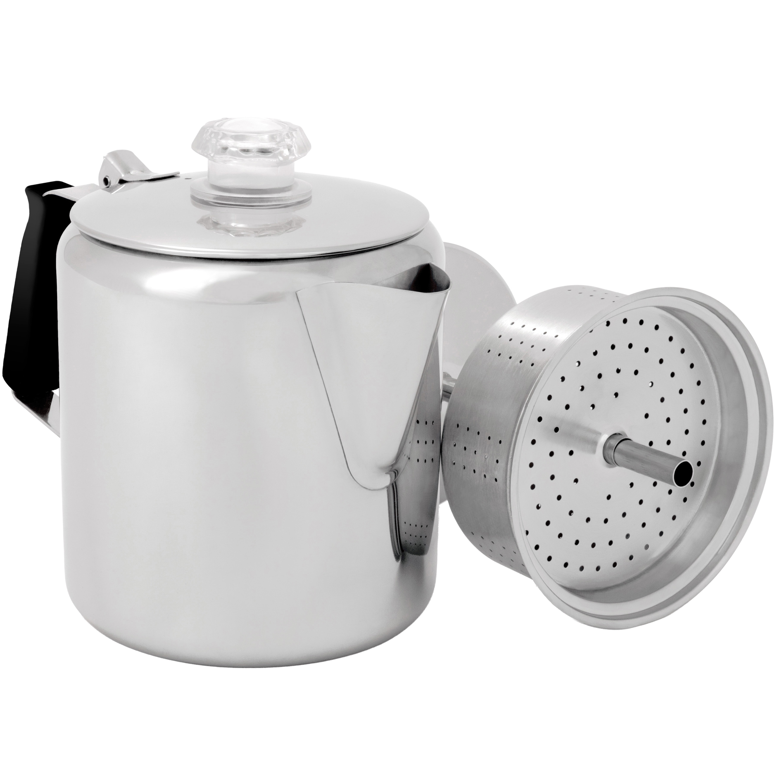 GSI Outdoors Glacier Stainless percolator 6 kops 
