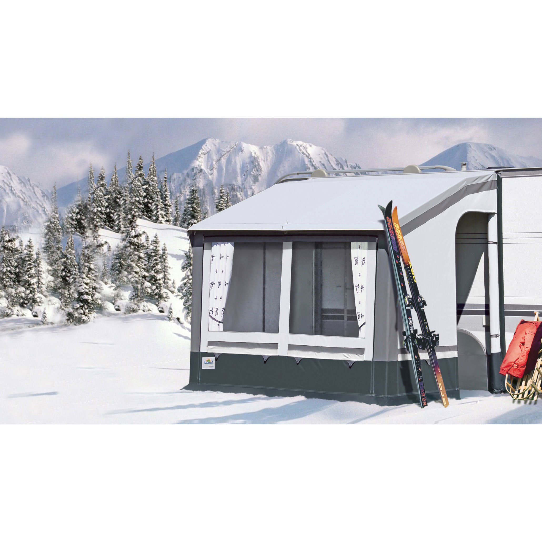 Brand Pamir 300 wintertent 28 mm stalen frame white 