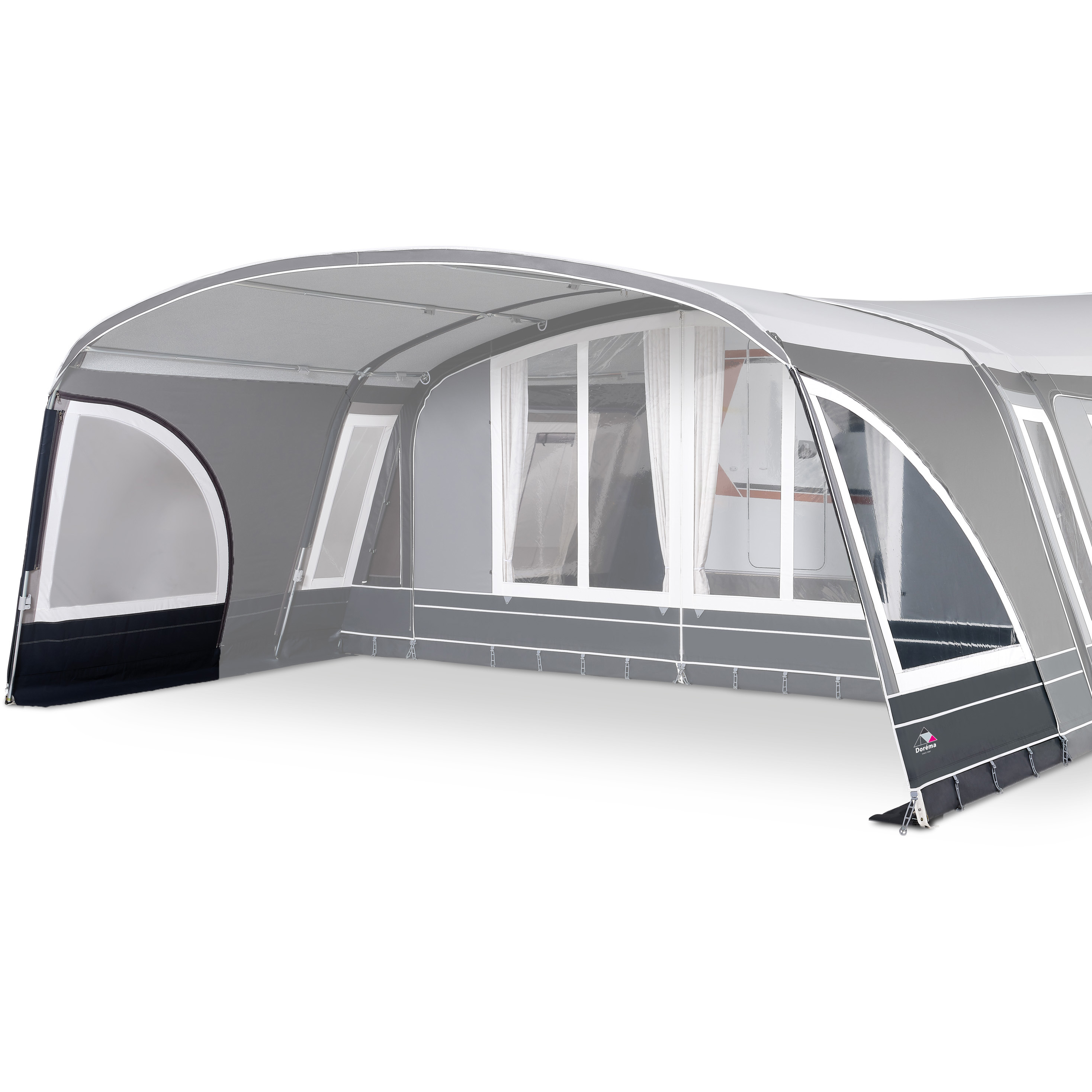 Doréma Onyx luifel zijwandenset anthracite 