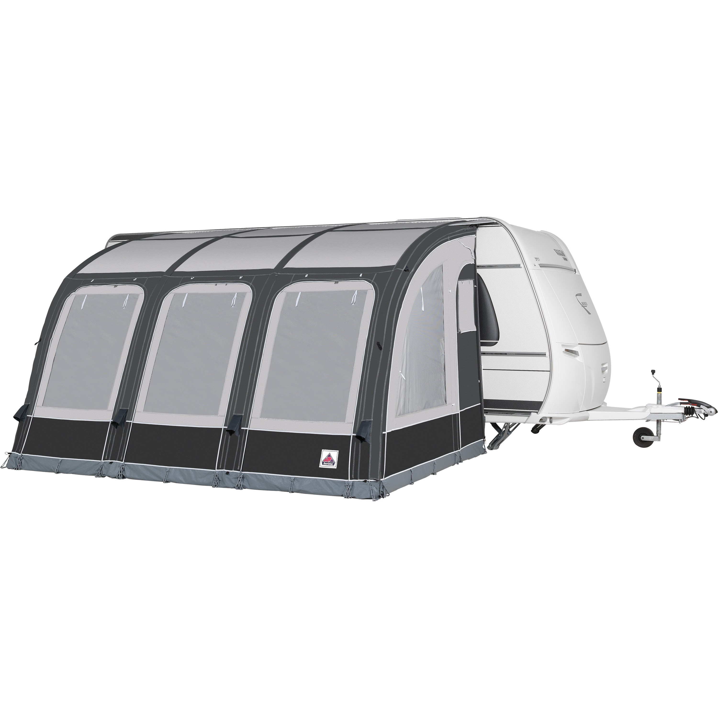 Doréma Magnum Air Force All Season 390 deeltent opblaasbaar frame anthracite