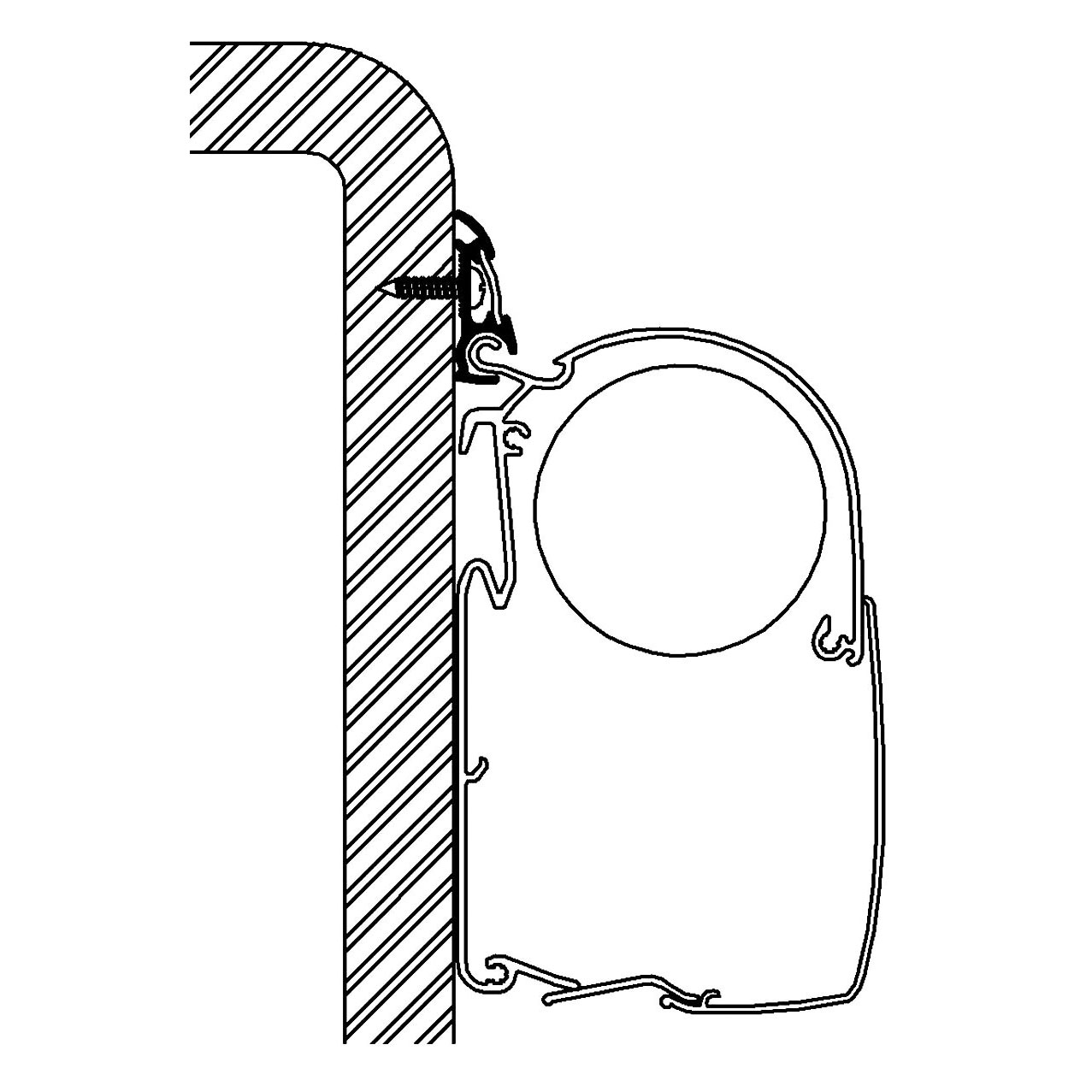 Thule Omnistor Luxe Rail 6 meter 