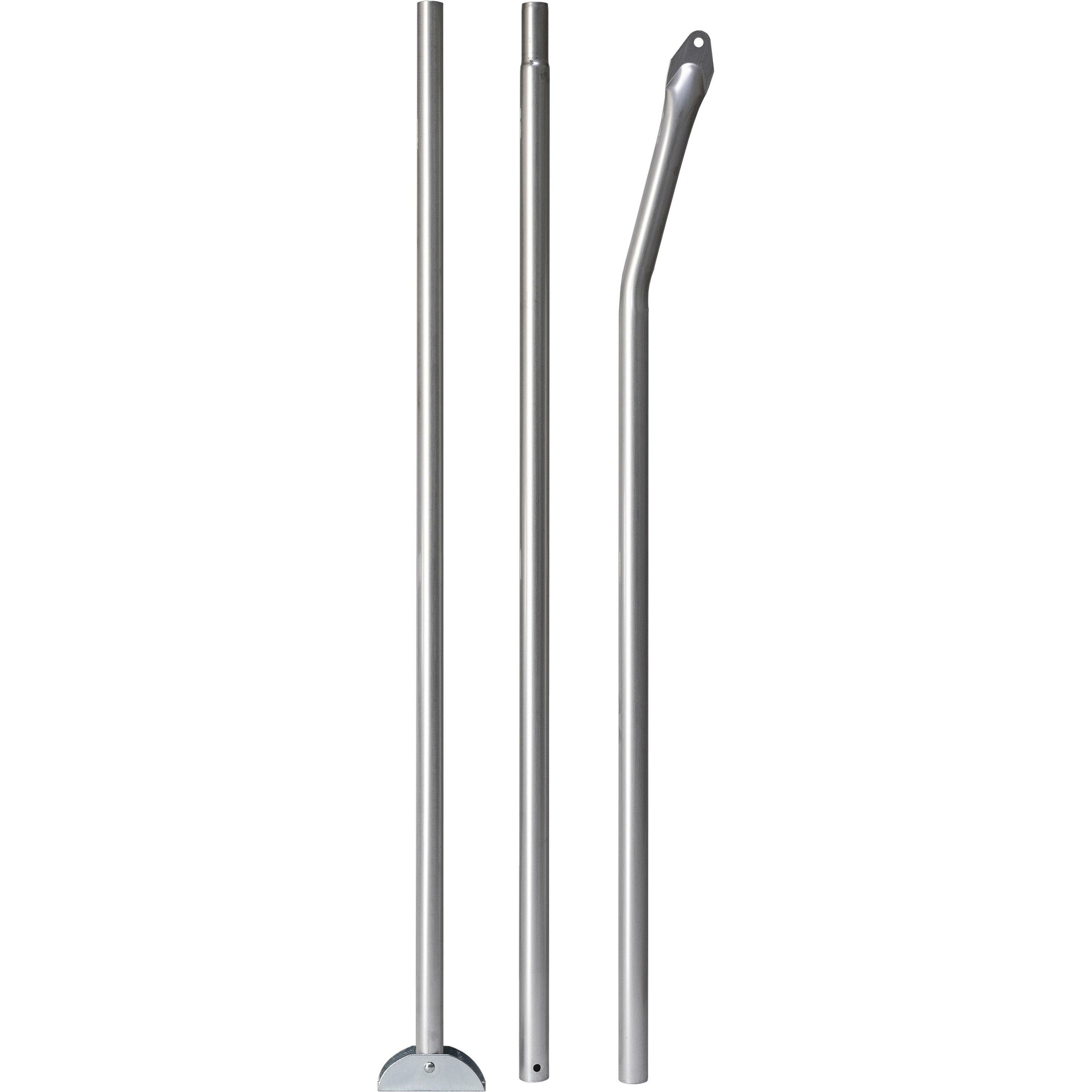 Campking Aandrukstang gebogen aluminium 25 / 22 mm 170 - 250 cm