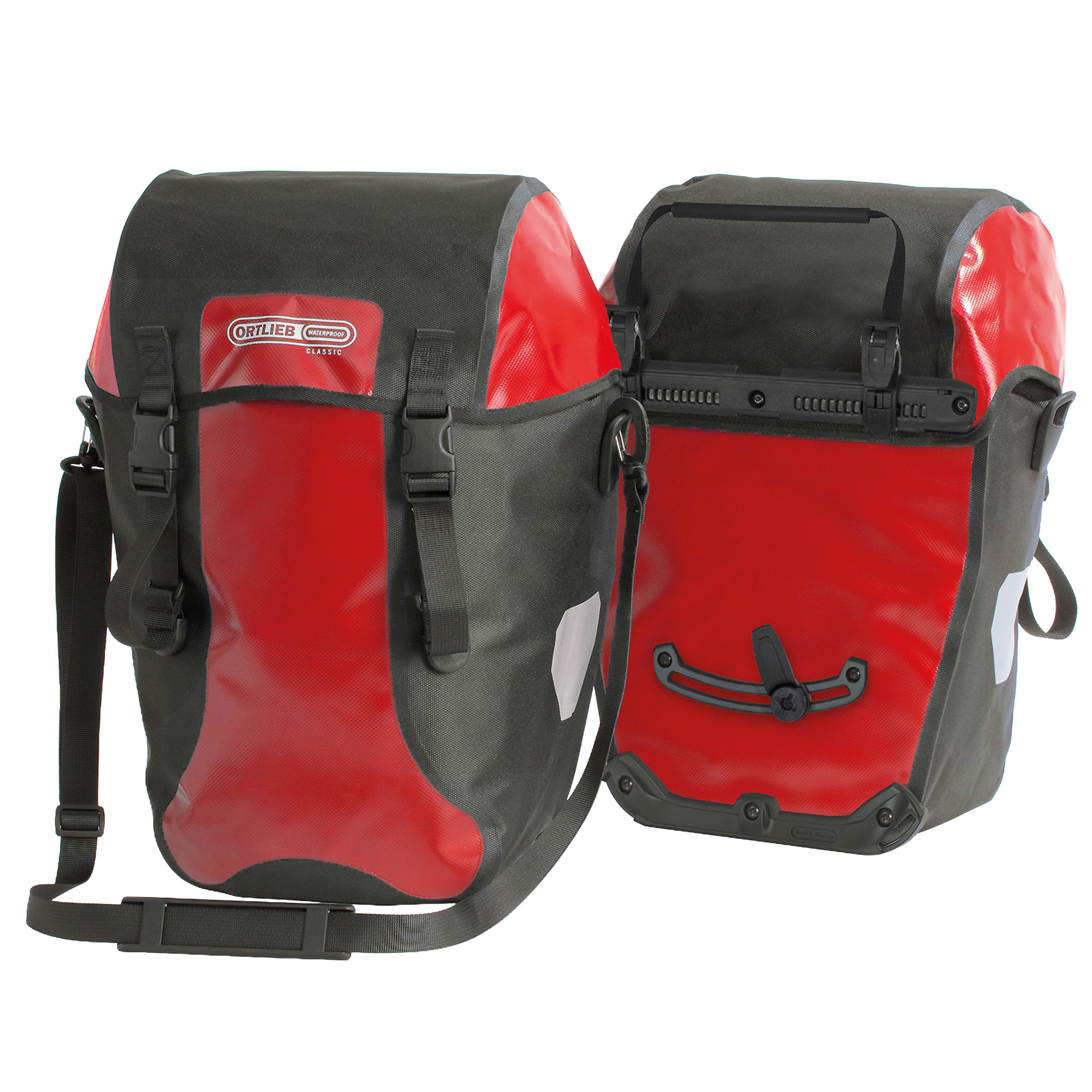ORTLIEB Bike-Packer fietstas 2 x 20 liter red black 