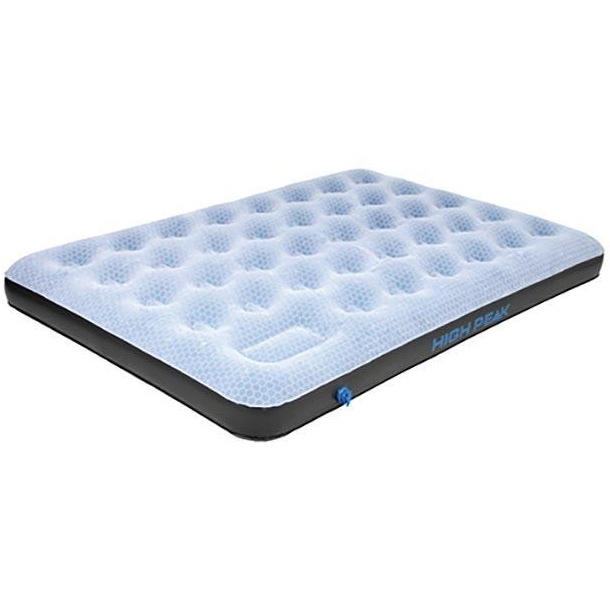 High Peak Comfort Plus Double 2-persoons luchtbed grey  blue black
