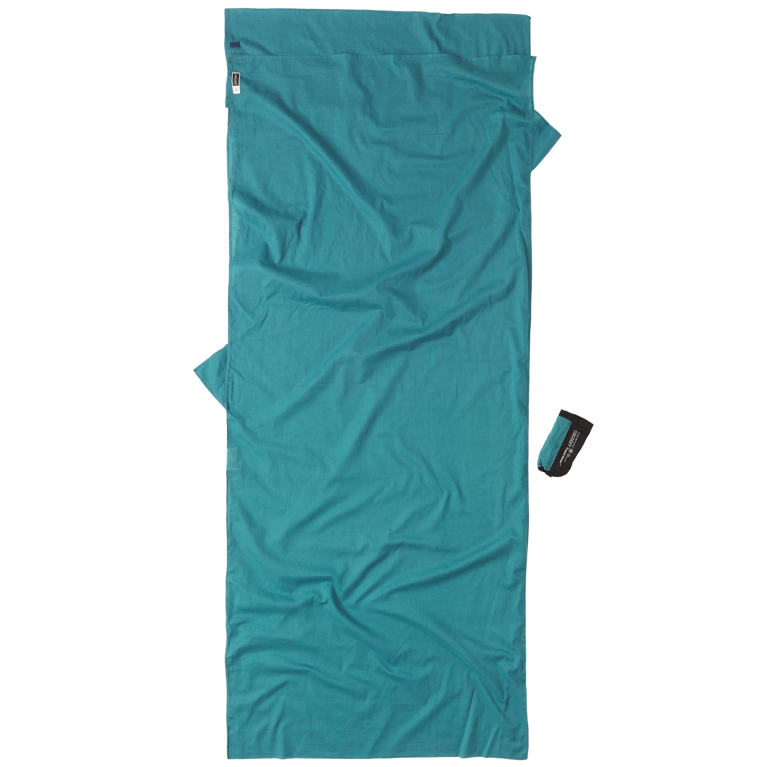 Cocoon Insect Shield TravelSheet Egyptisch katoenen laken  lakenzak laguna blue
