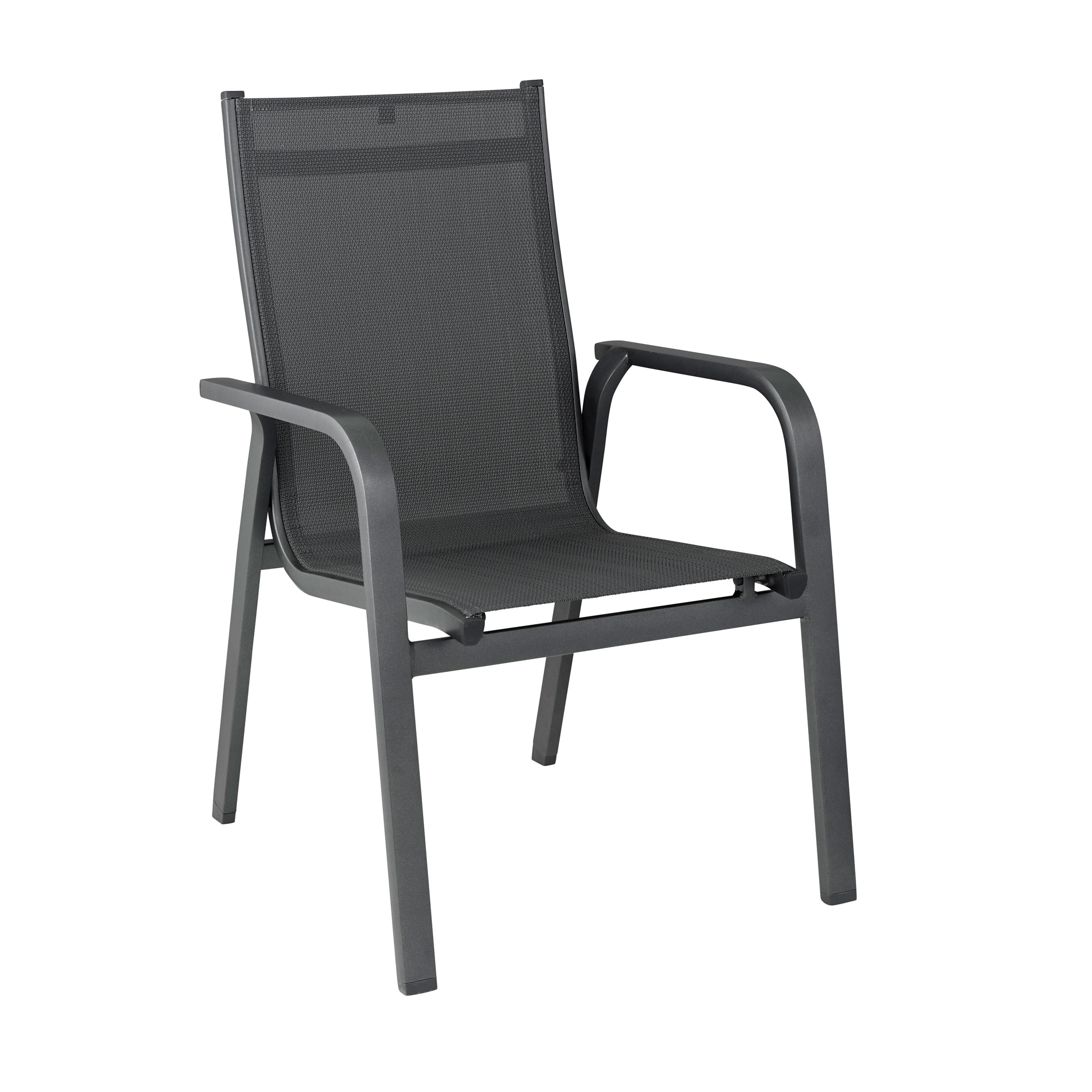 Kettler Easy stapelbare tuinstoel antraciet 