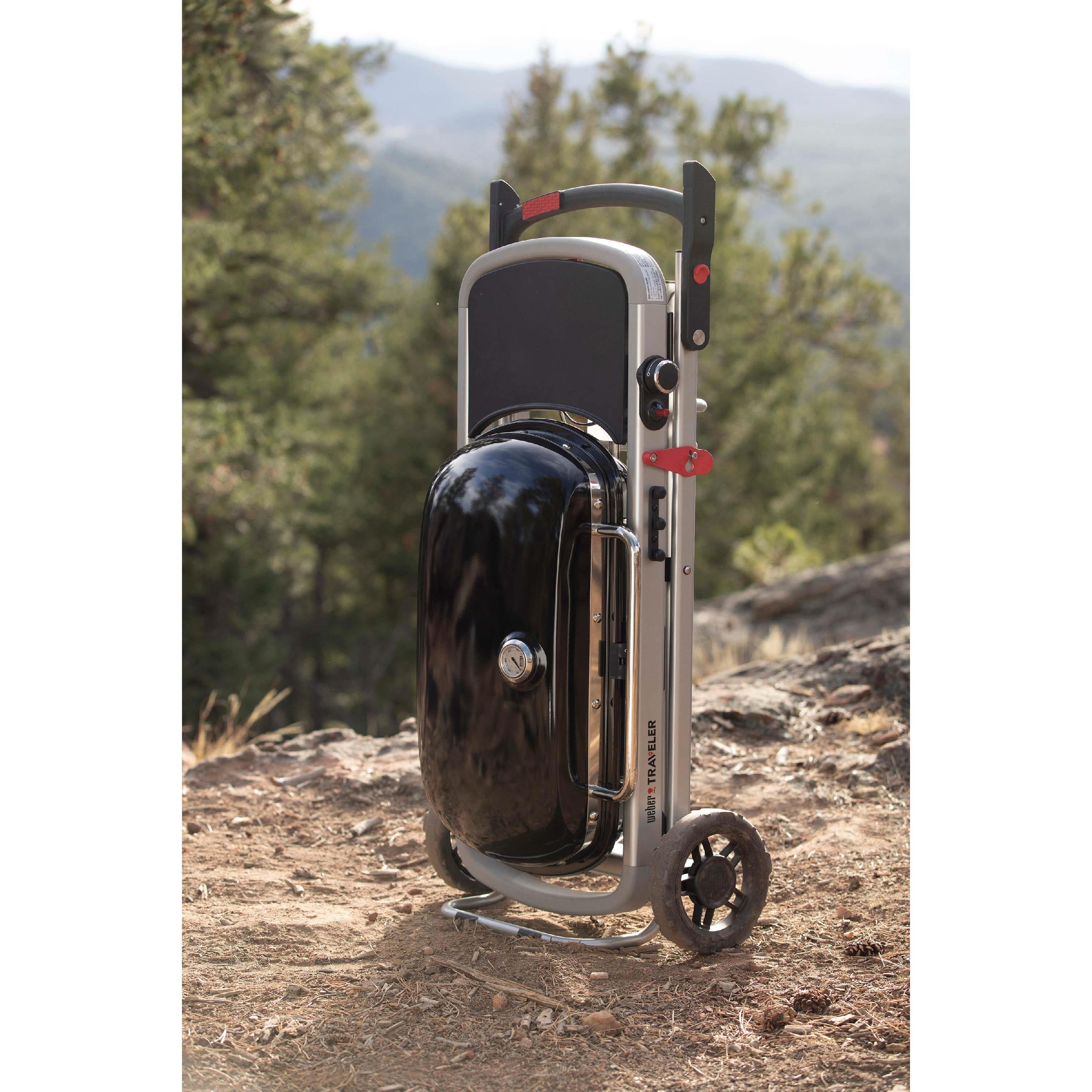 Weber Traveler-gasbarbecue Stealth-editie Zwart (mat