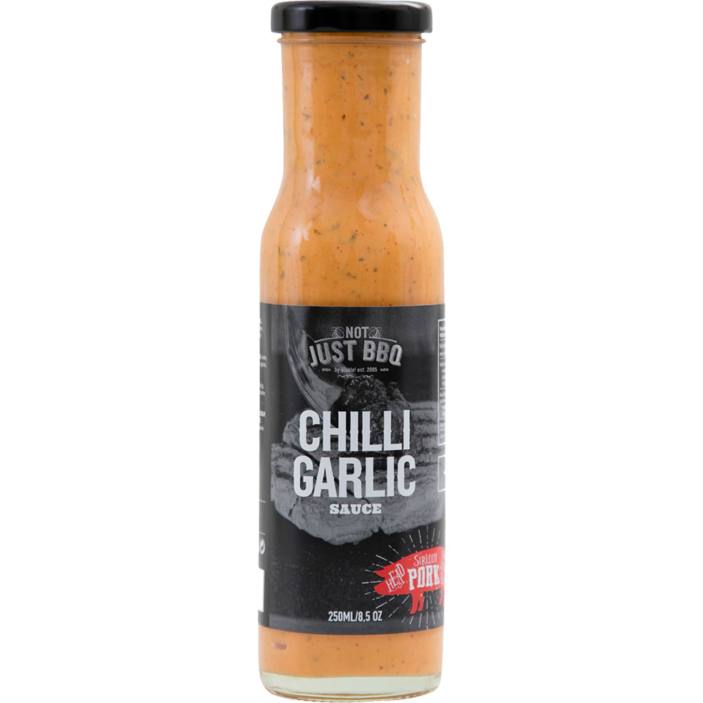 Not Just BBQ Chilli Garlic barbecuesaus 250 ml 