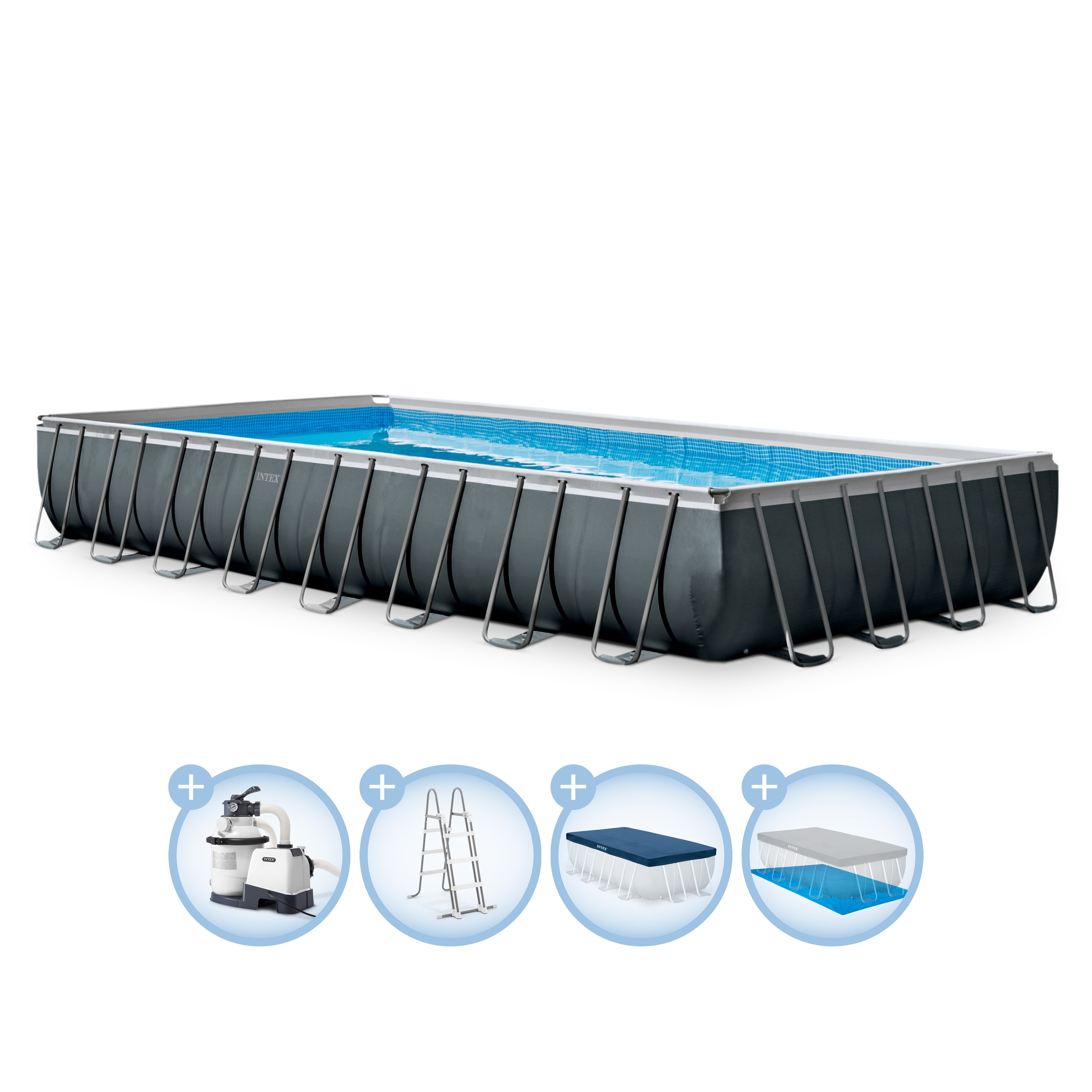 Intex Ultra XTR Frame Rectangular 975 x 488 cm zwembad 