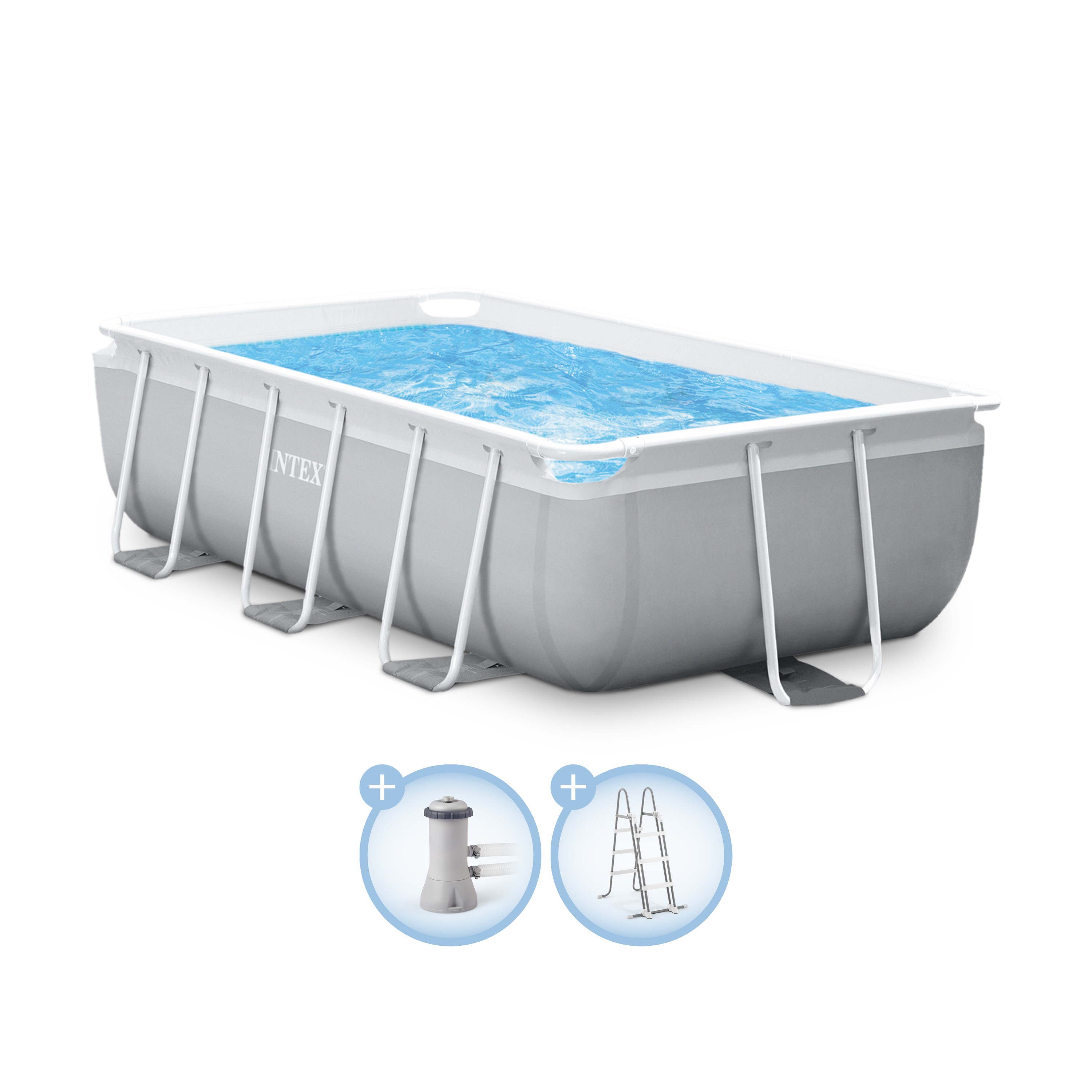 Intex Prism rectangular frame opzetzwembad 300 x 175 cm 