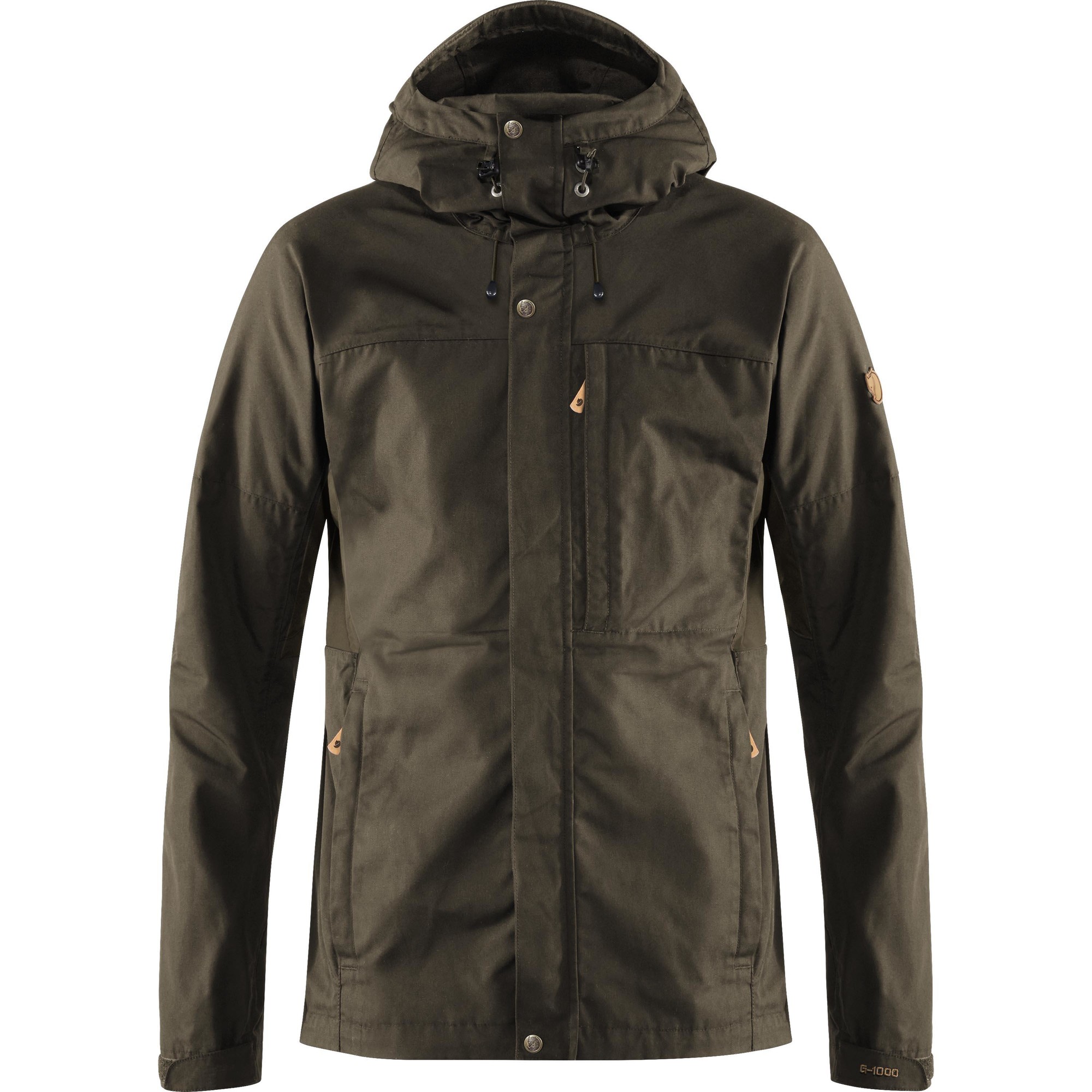 Fjällräven Kaipak outdoor jack heren dark olive 