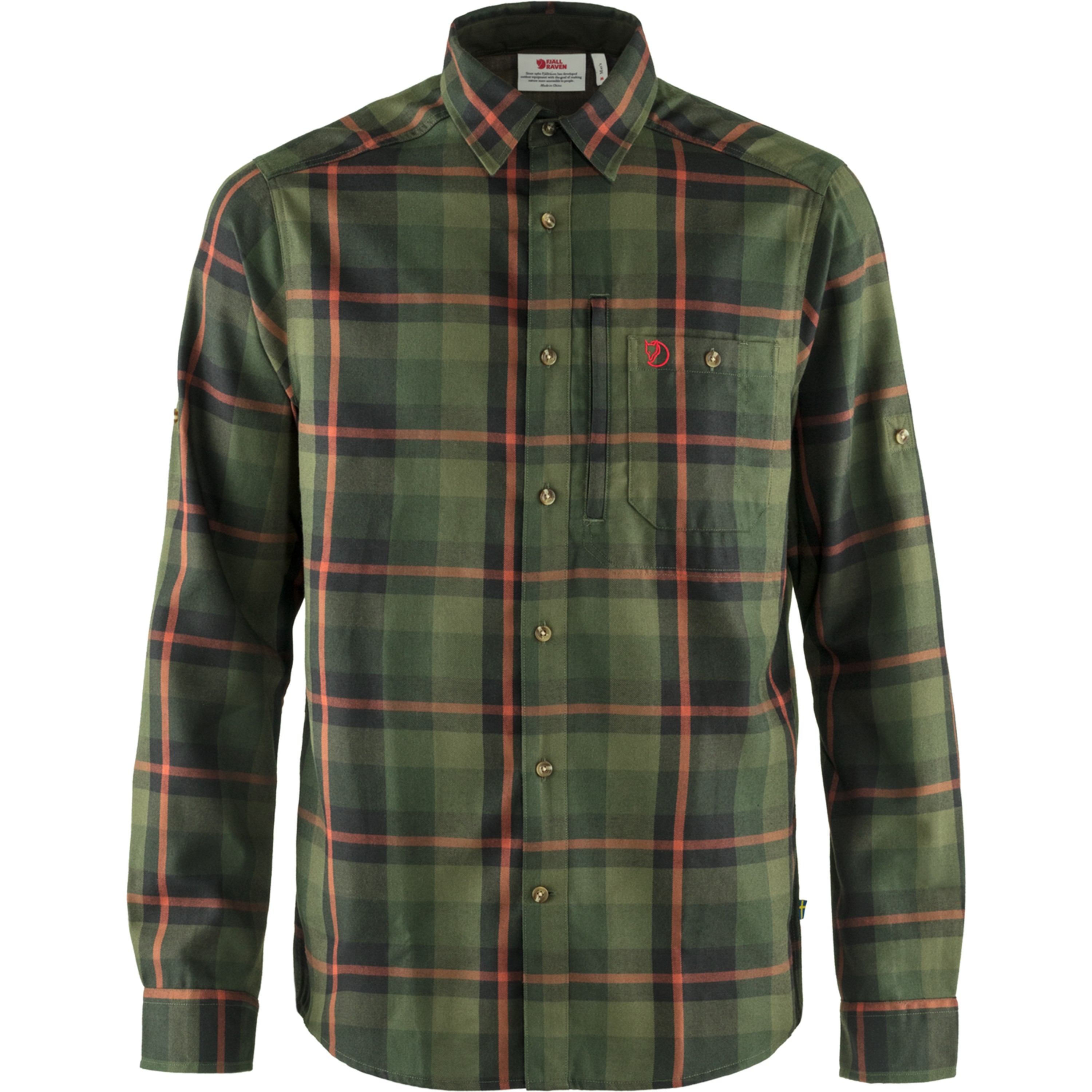 Fjällräven Fjällglim Relaxed overhemd heren laurel green 