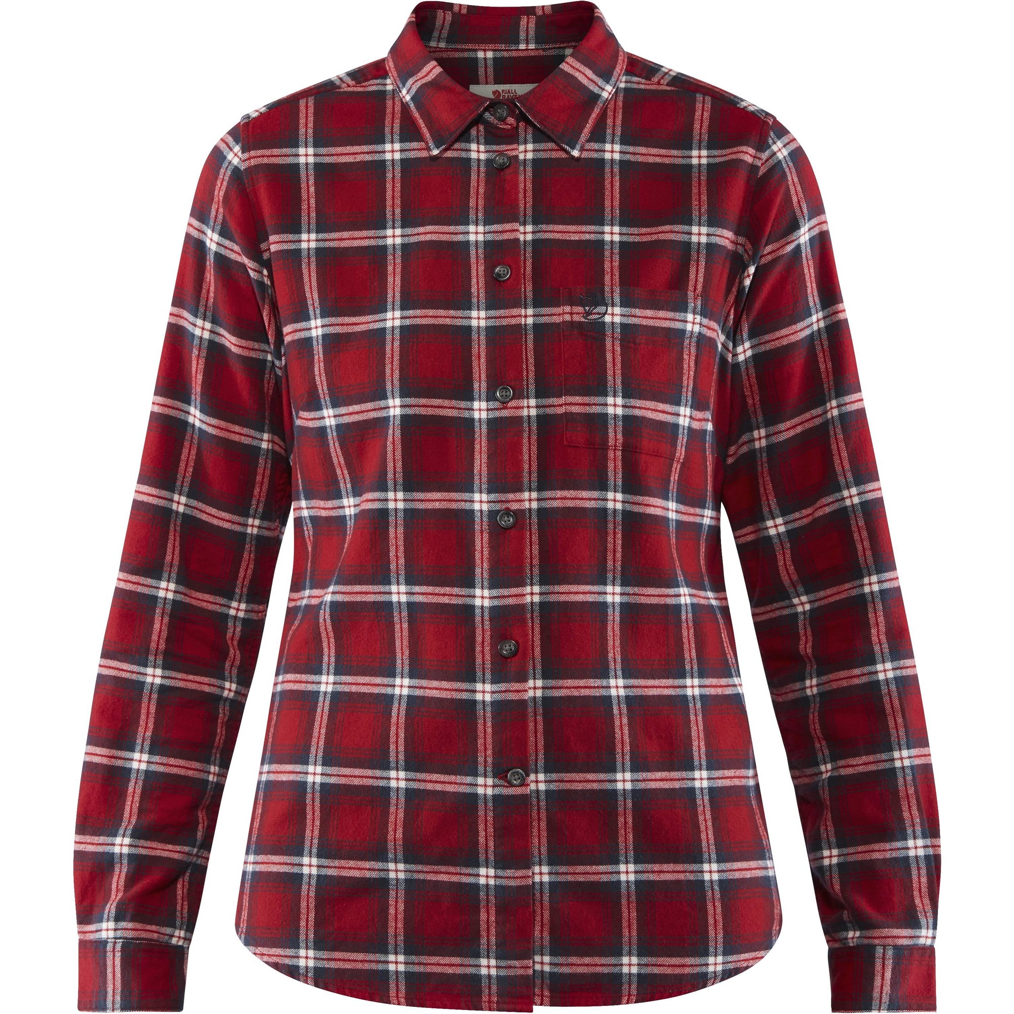 Fjällräven Övik Flannel blouse dames deep red 