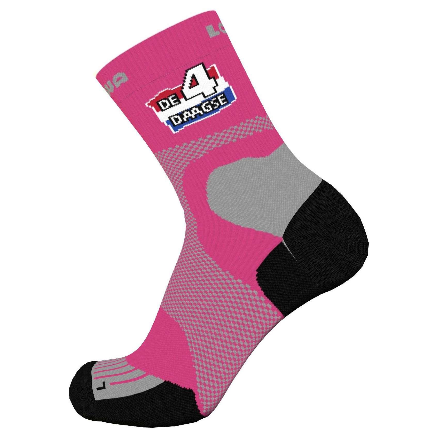 LOWA Vierdaagse wandelsokken roze 