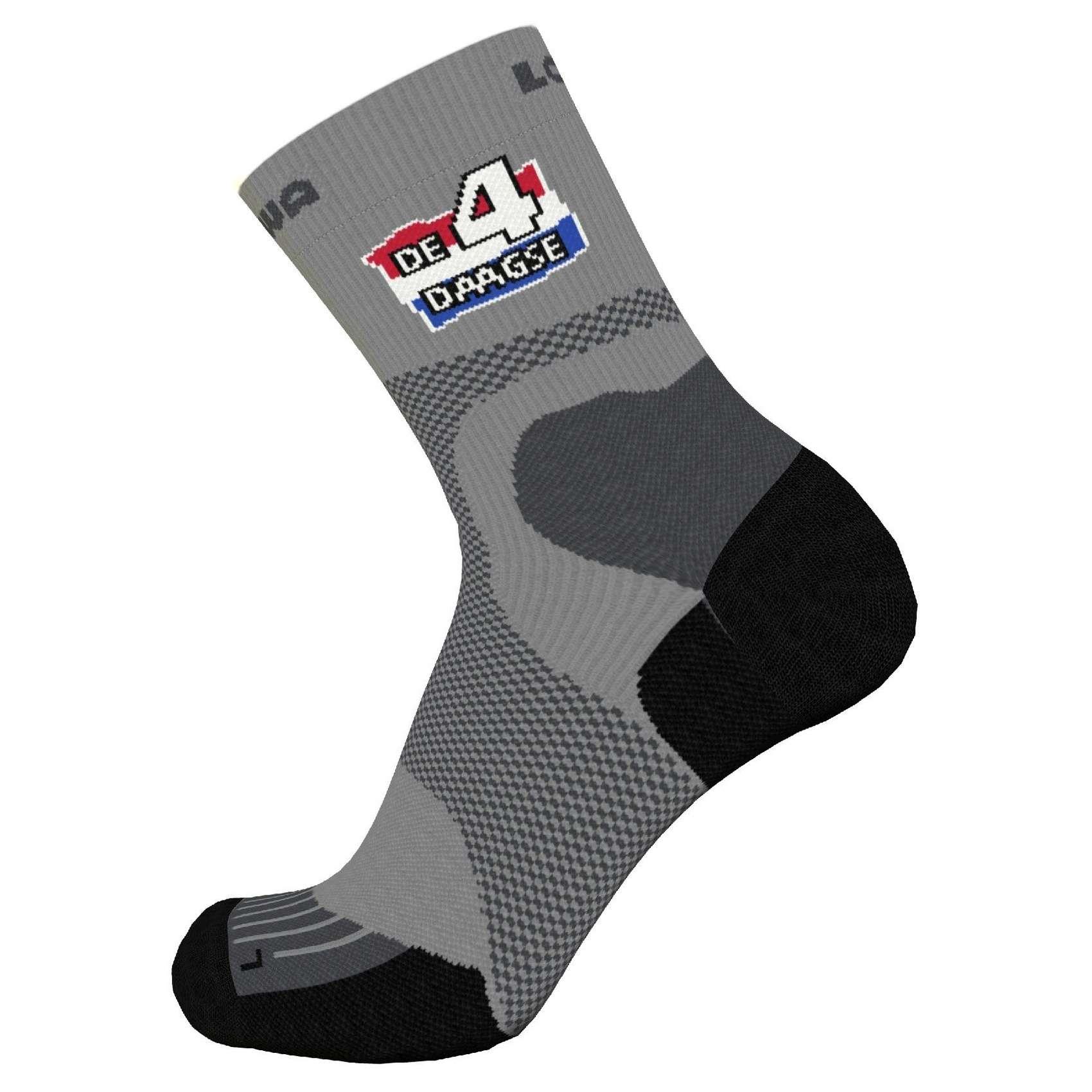 LOWA Vierdaagse wandelsokken grijs 