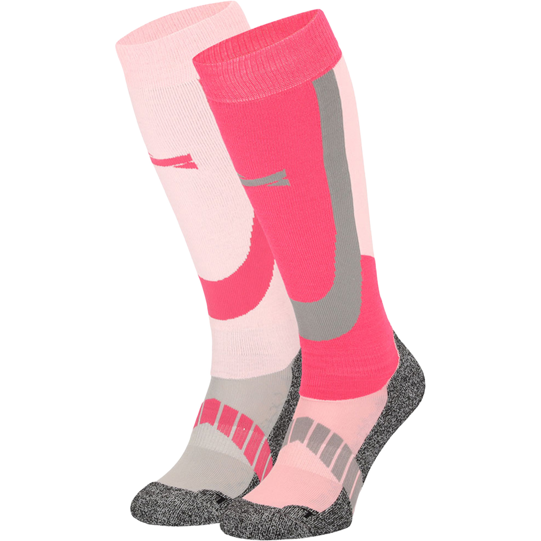 Xtreme Sockswear skisokken pink 2-Pack 