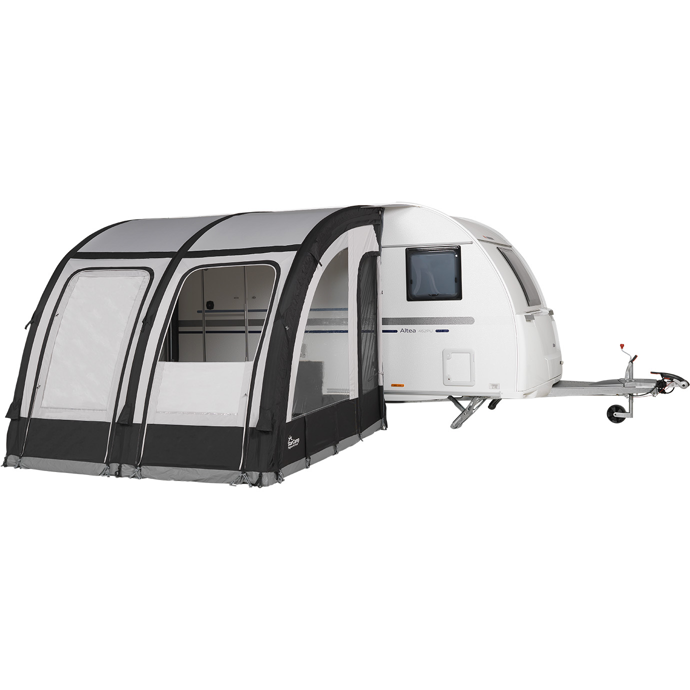Doréma StarCamp Magnum Air Force 260 Klimatex deeltent opblaasbaar frame anthracite