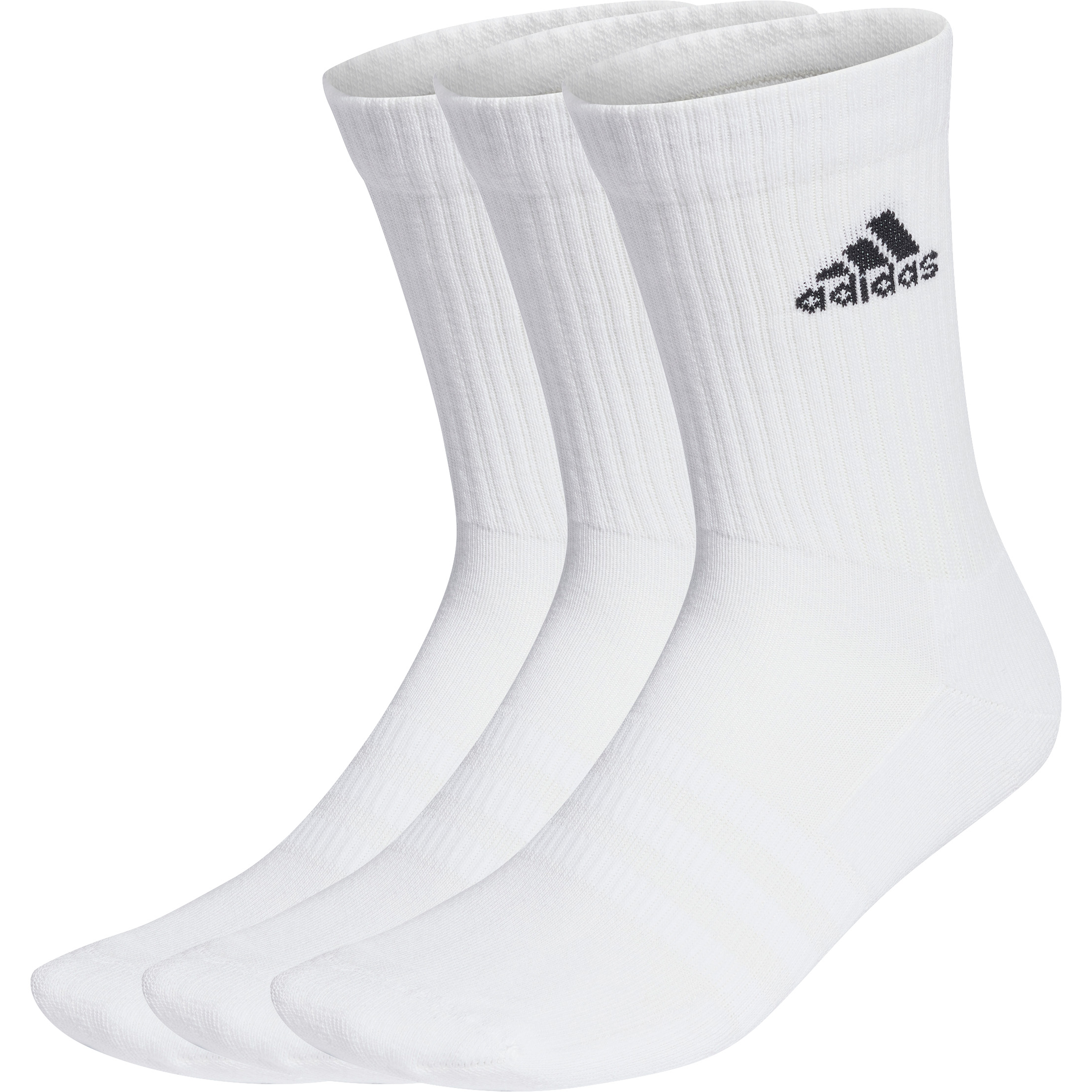 Adidas Sokken white black 3-pack 