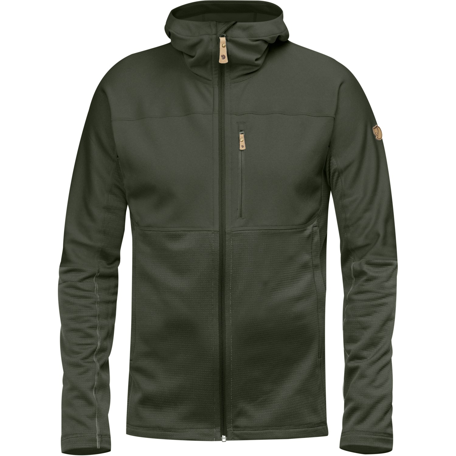 Fjällräven Abisko Trail fleece vest heren deep forest 