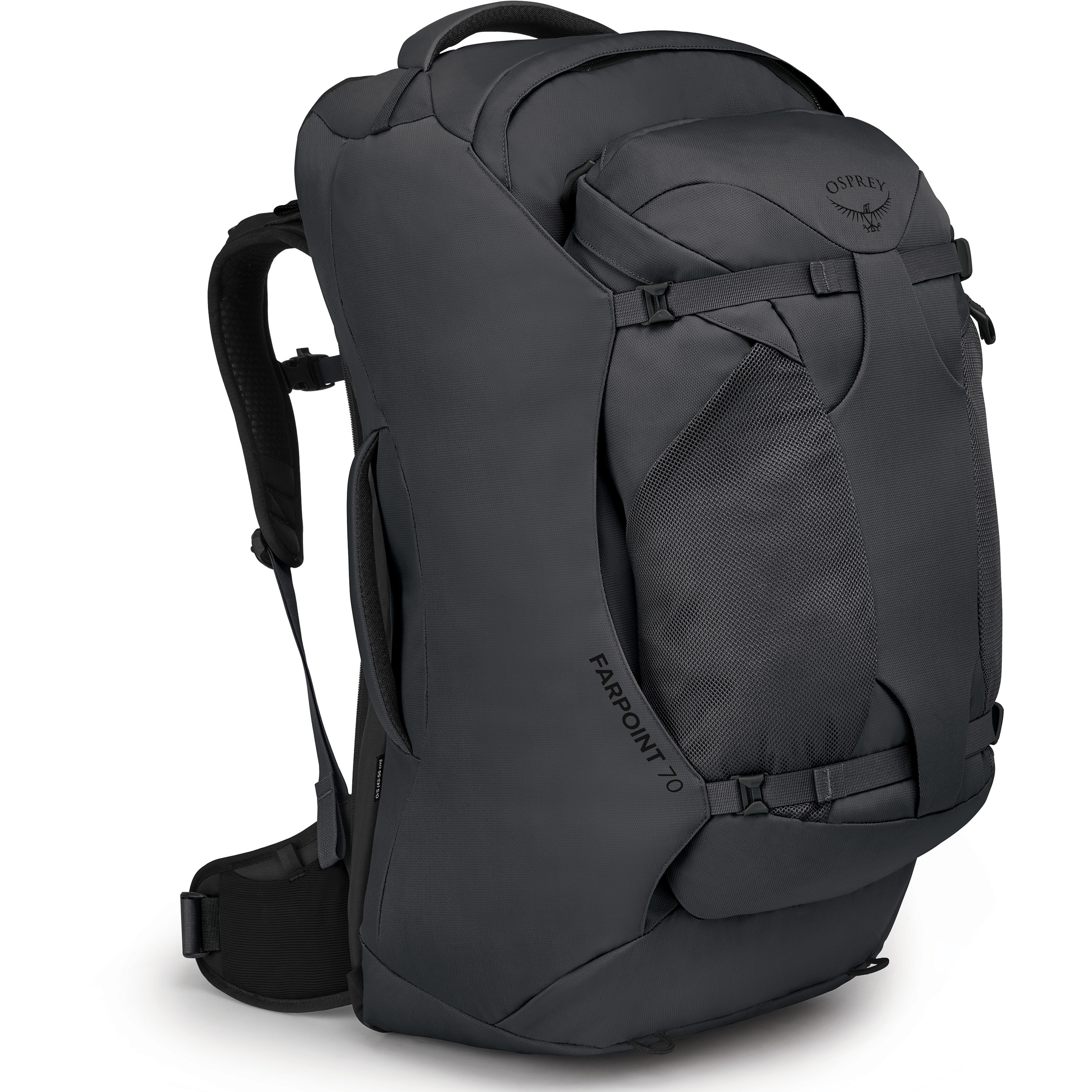 Osprey Farpoint 70 Travel Pack backpack 55 + 15 liter heren tunnel vision grey