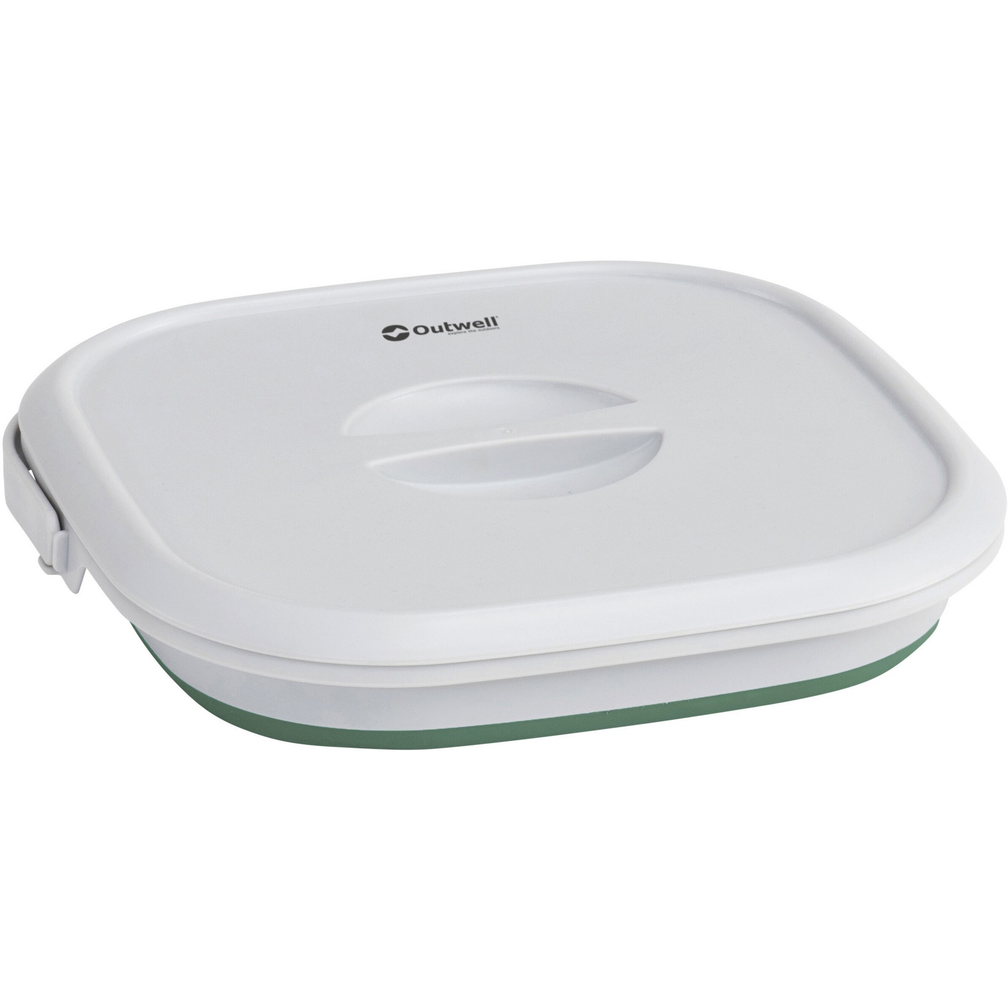 Nordrok 75092 5L Opvouwbare Emmer met Deksel, Grijs