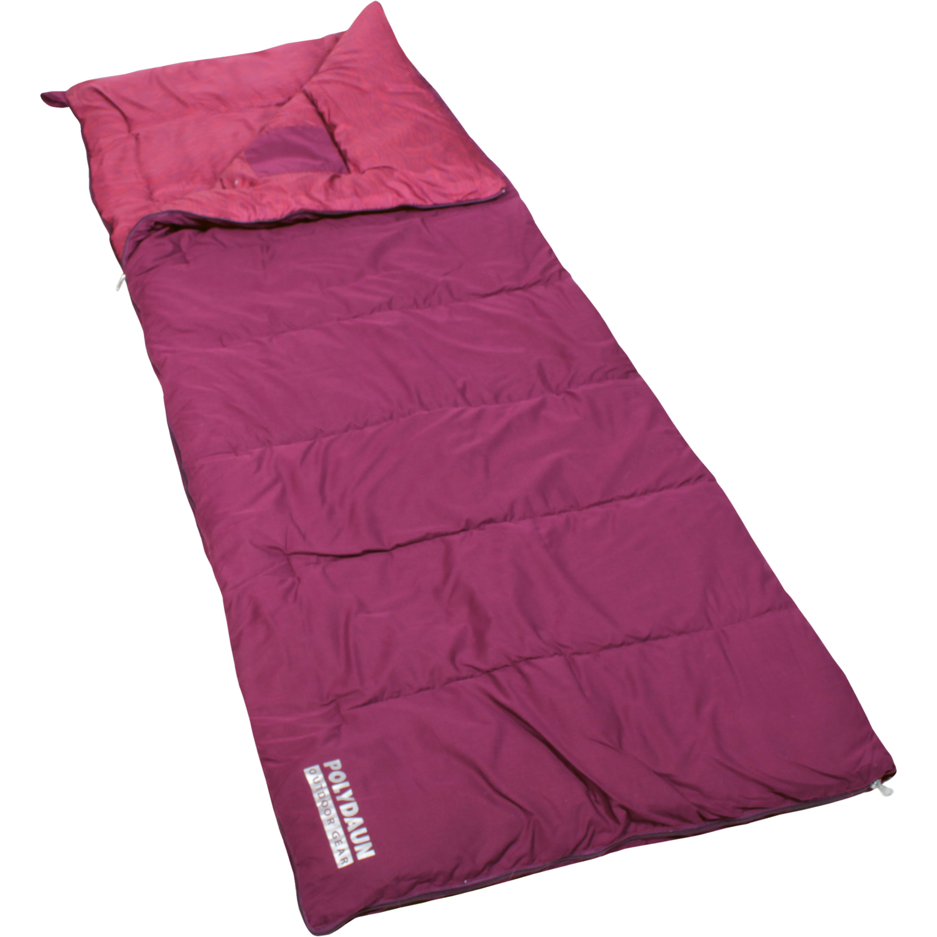 Polydaun Beach House slaapzak wine red 