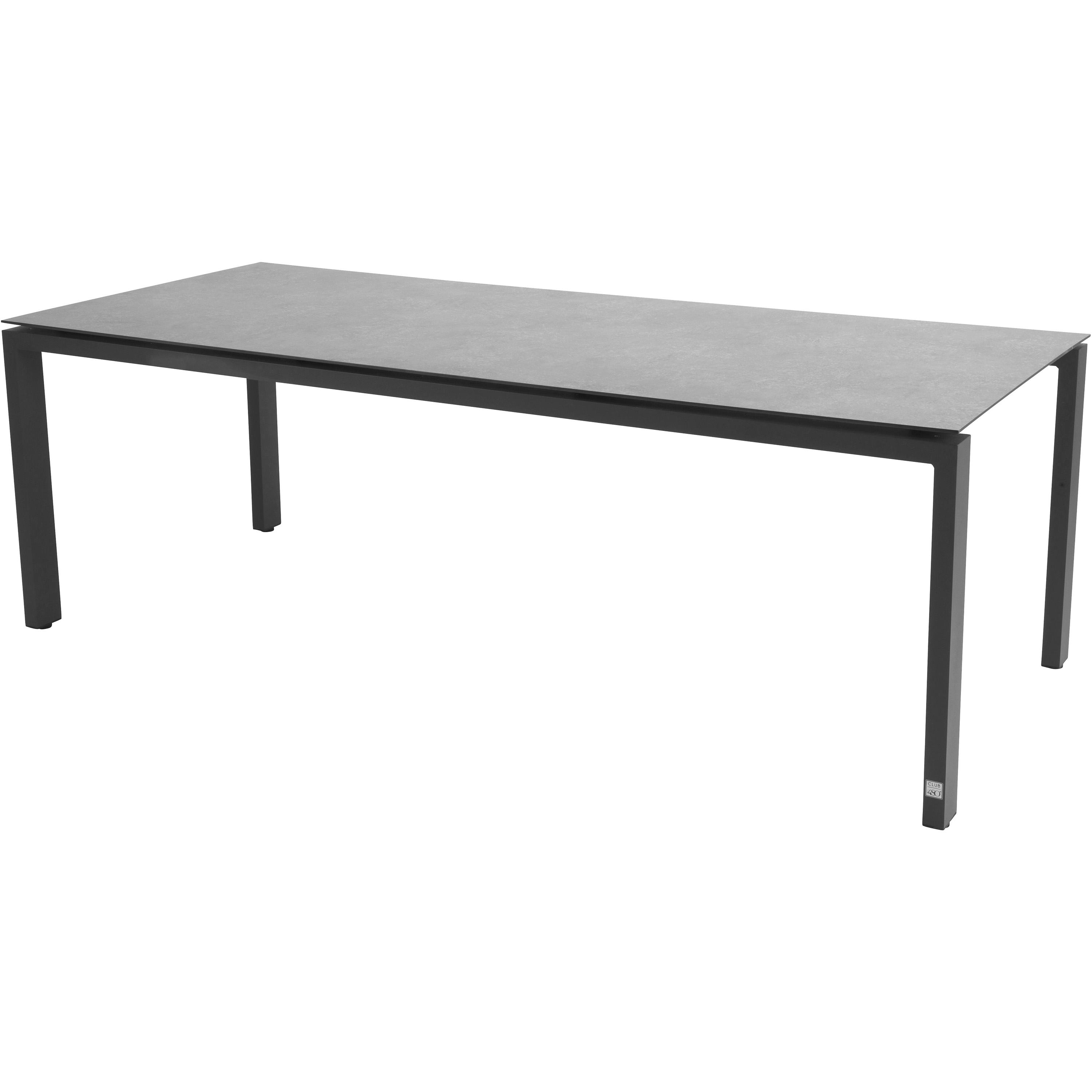 4 Seasons Outdoor Goa dining tuintafel 220 x 95 cm anthracite 