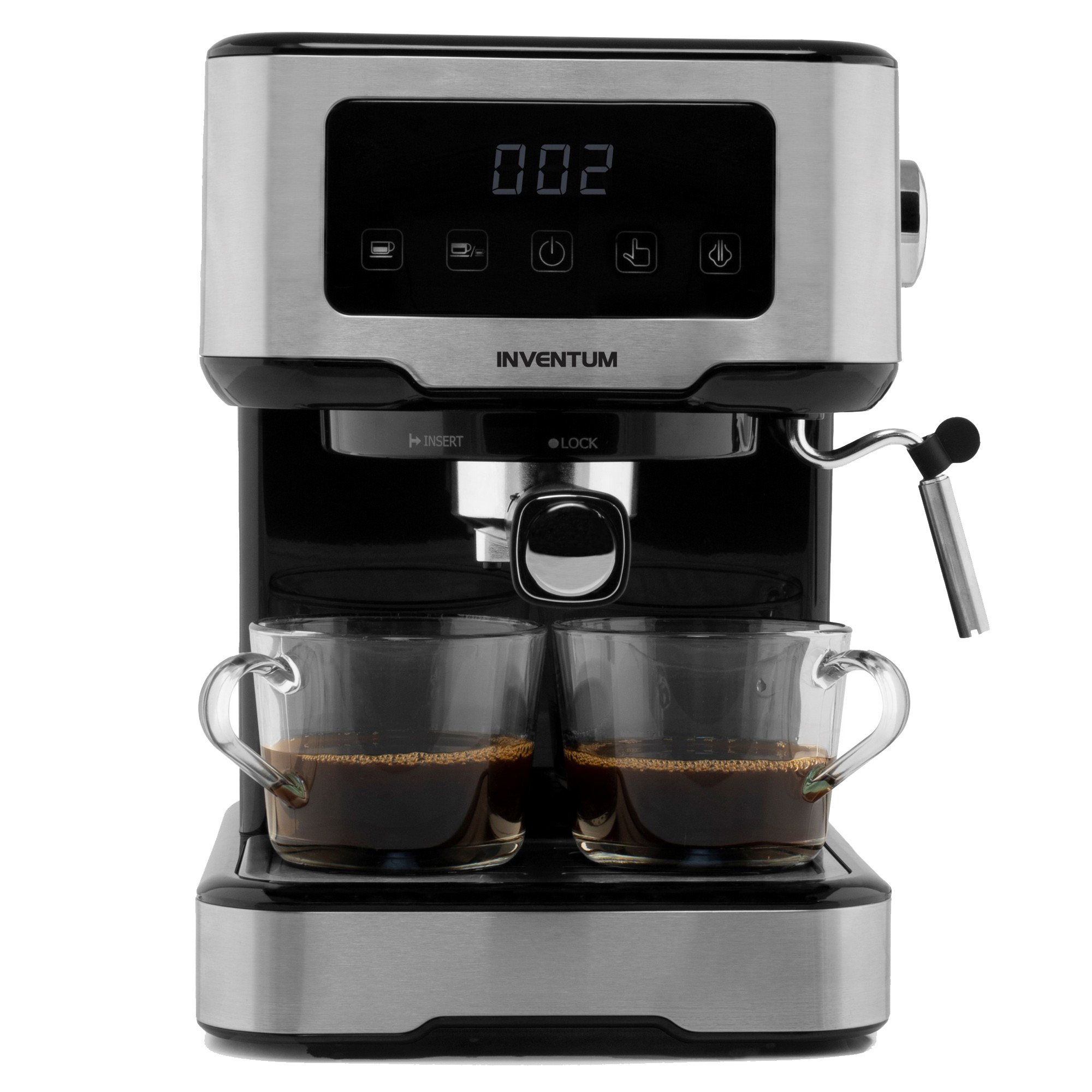 Inventum KZ910PD espressomachine zilver 