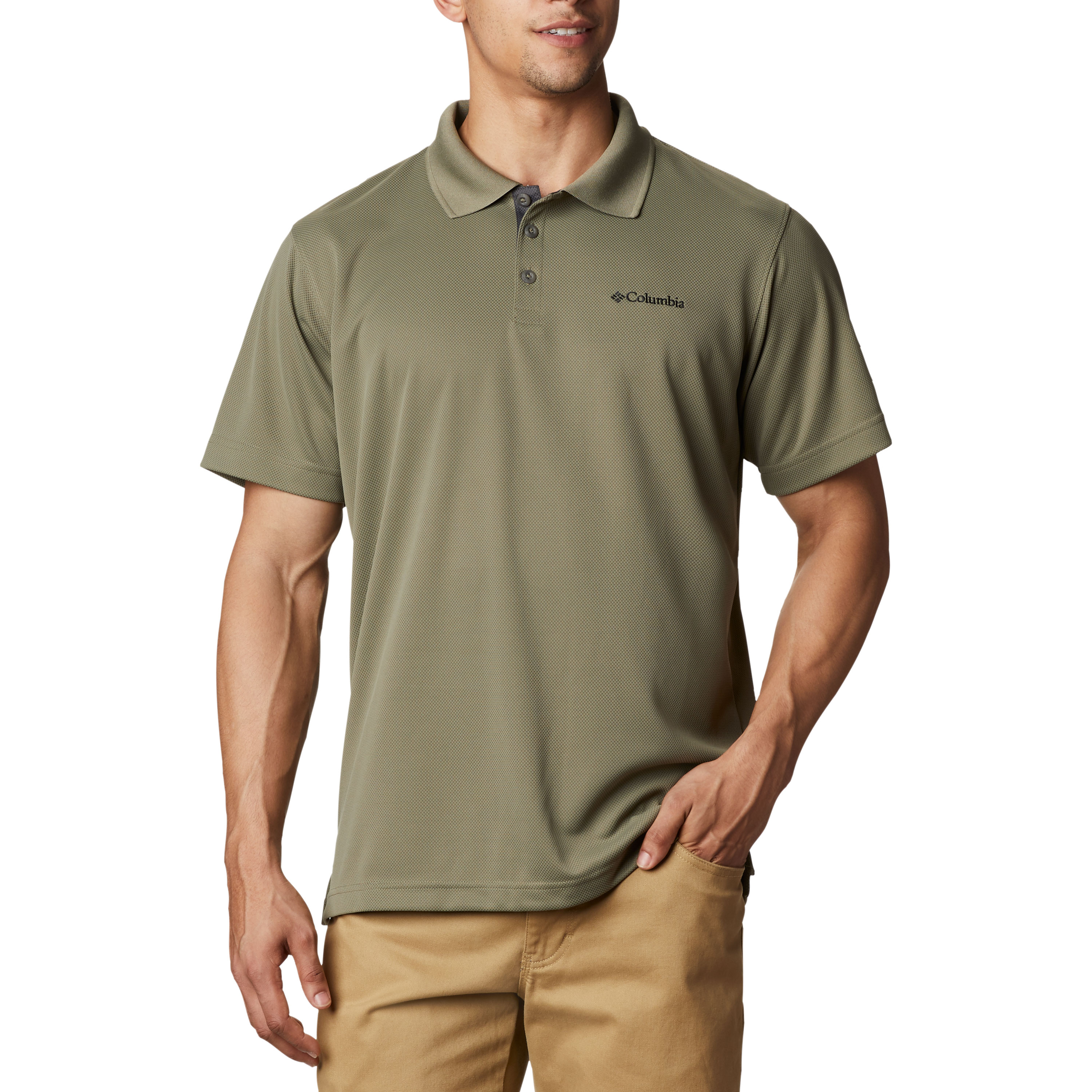 Columbia Utilizer polo heren stone green 