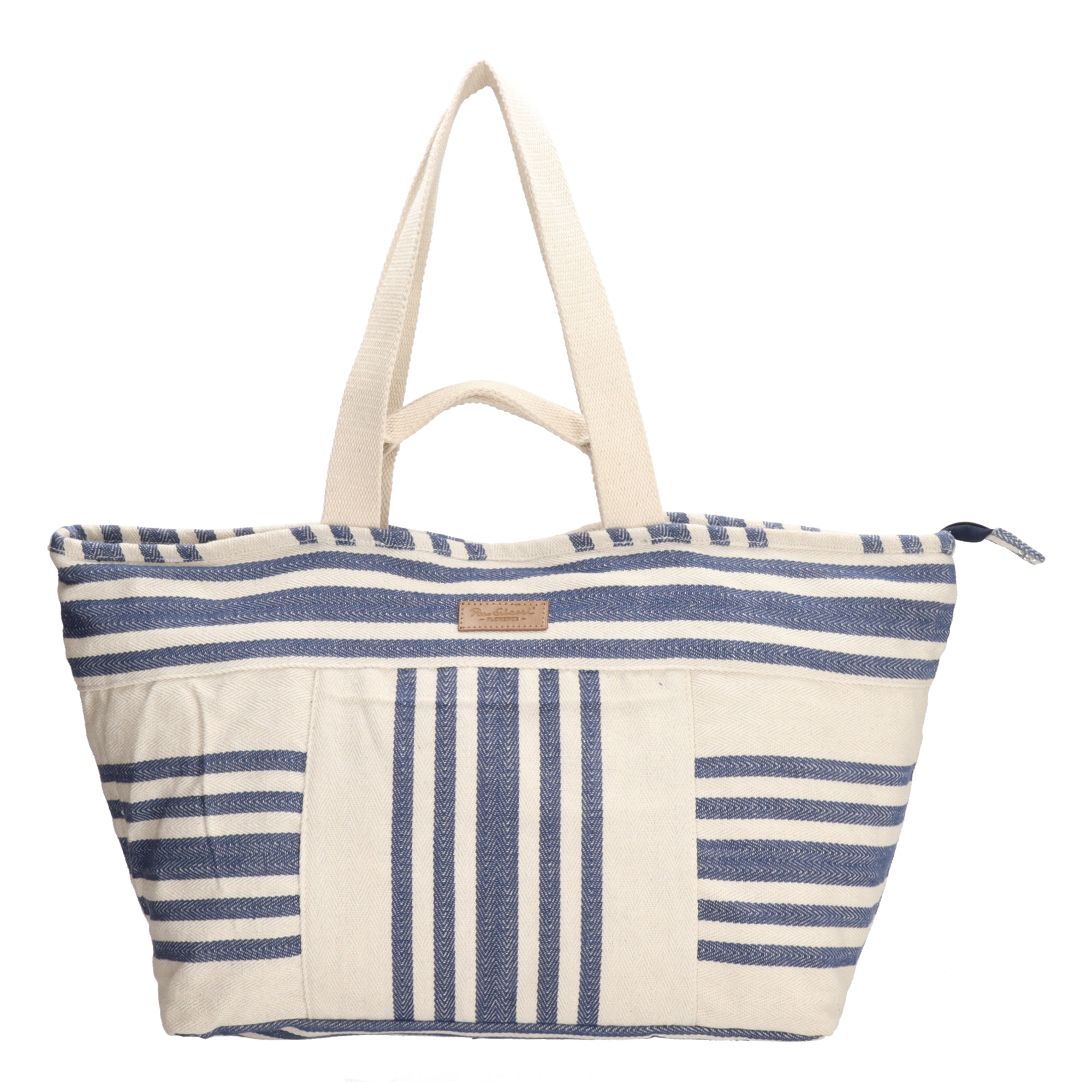 ZEBRA Richelle strandtas navy crème 
