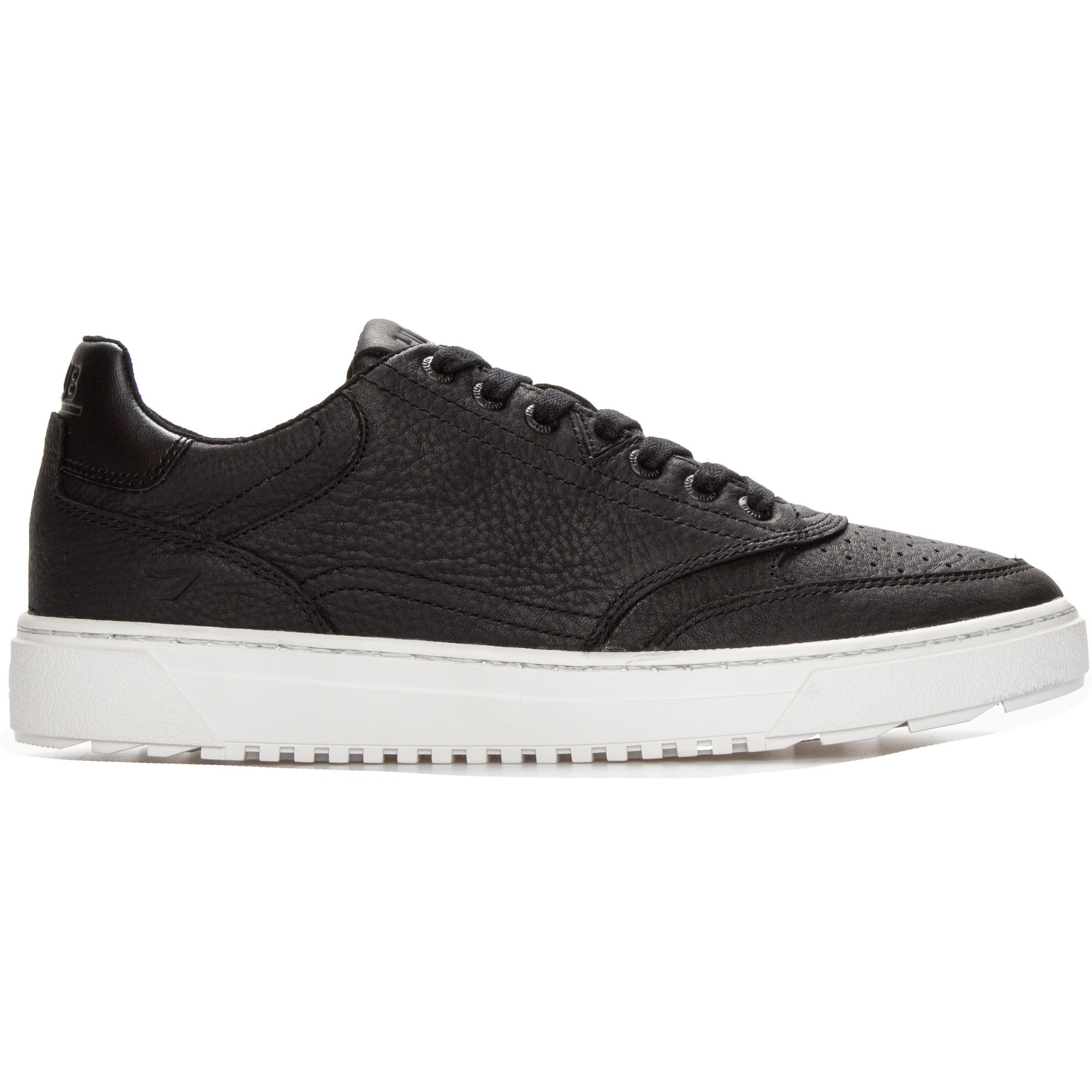 HUB Royal schoenen heren black white 