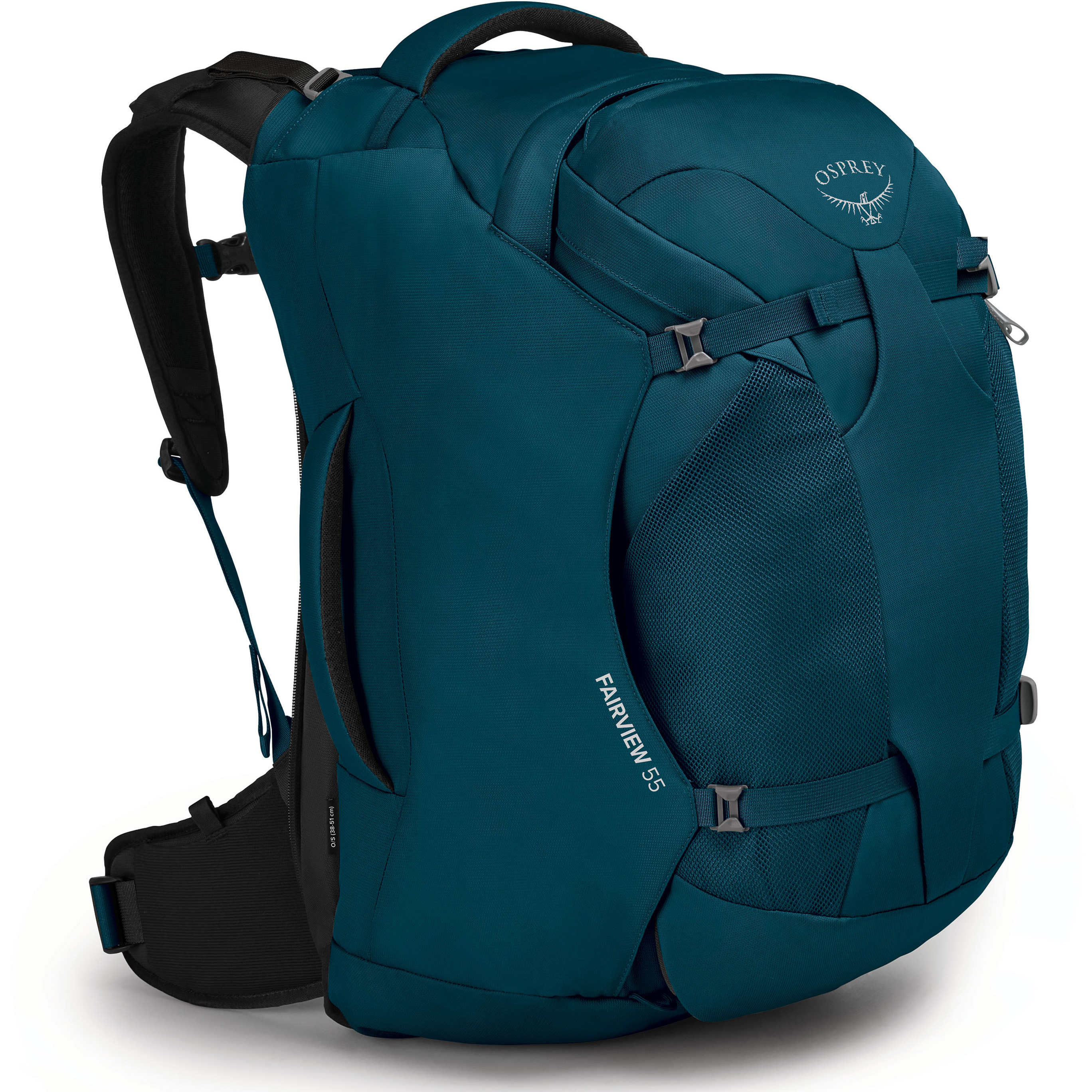 Osprey Fairview 55 Travel Pack backpack 40 + 15 liter dames night jungle blue