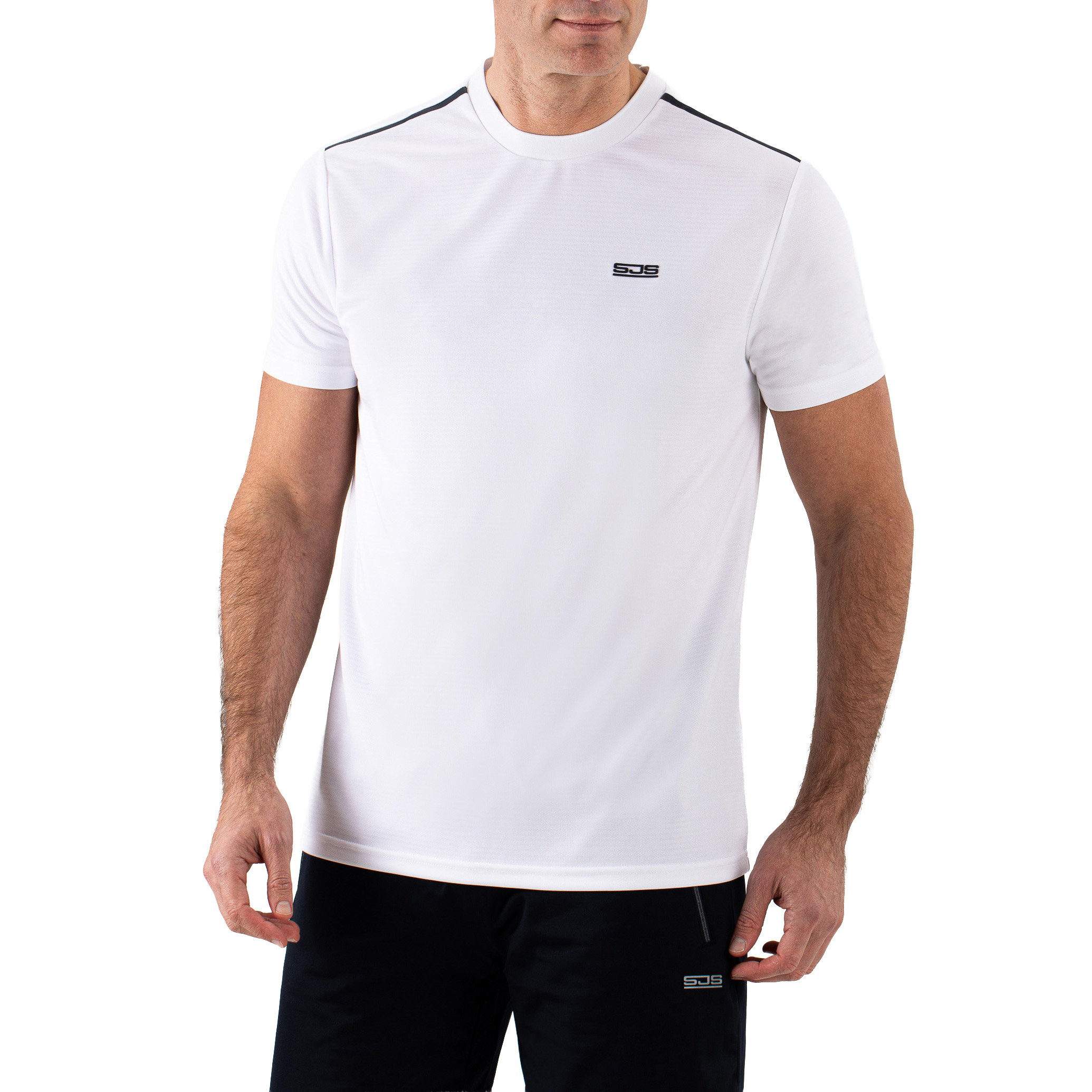 Sjeng Sports Tex tennisshirt real white 