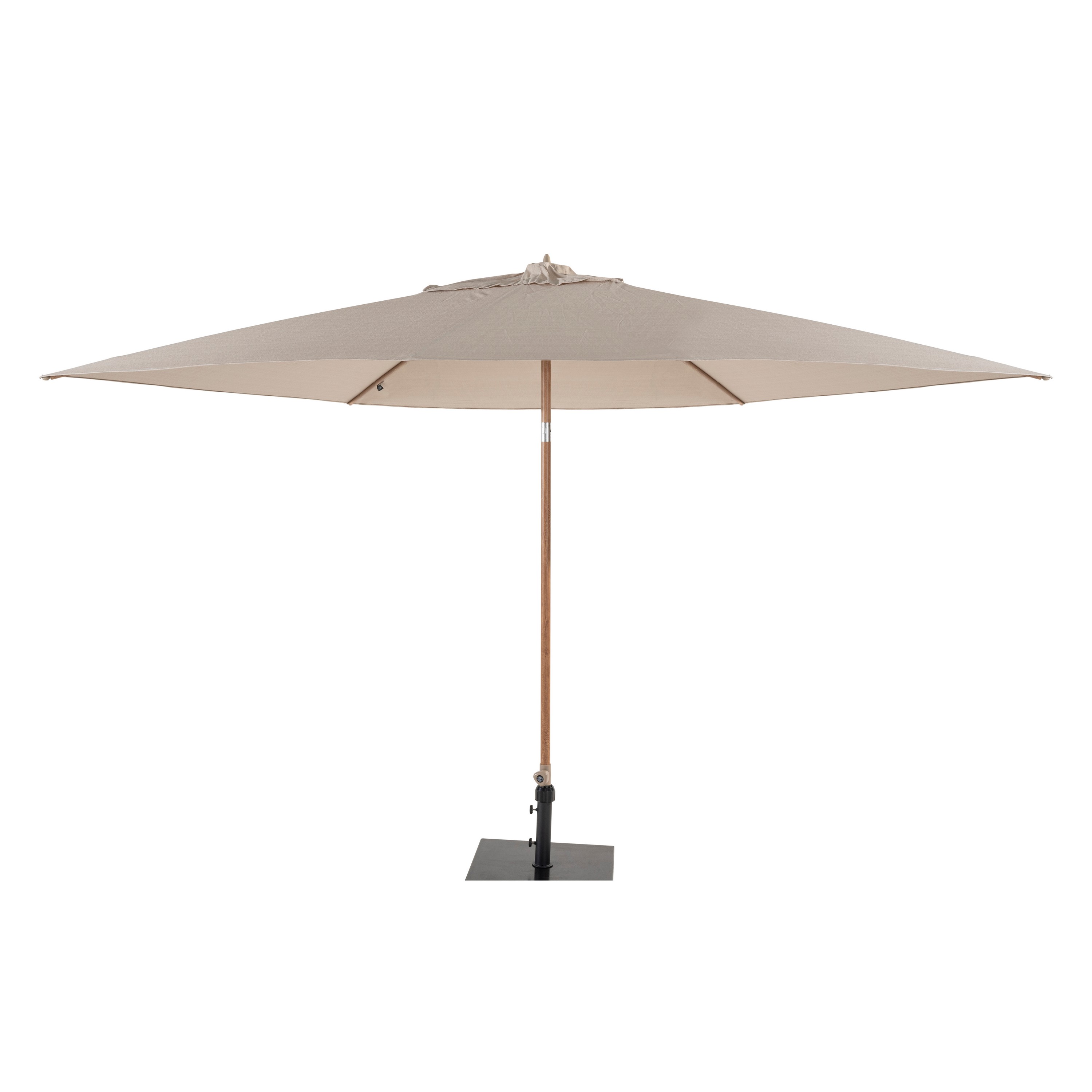4 Seasons Outdoor Azzurro parasol ø 300 cm sand wood 