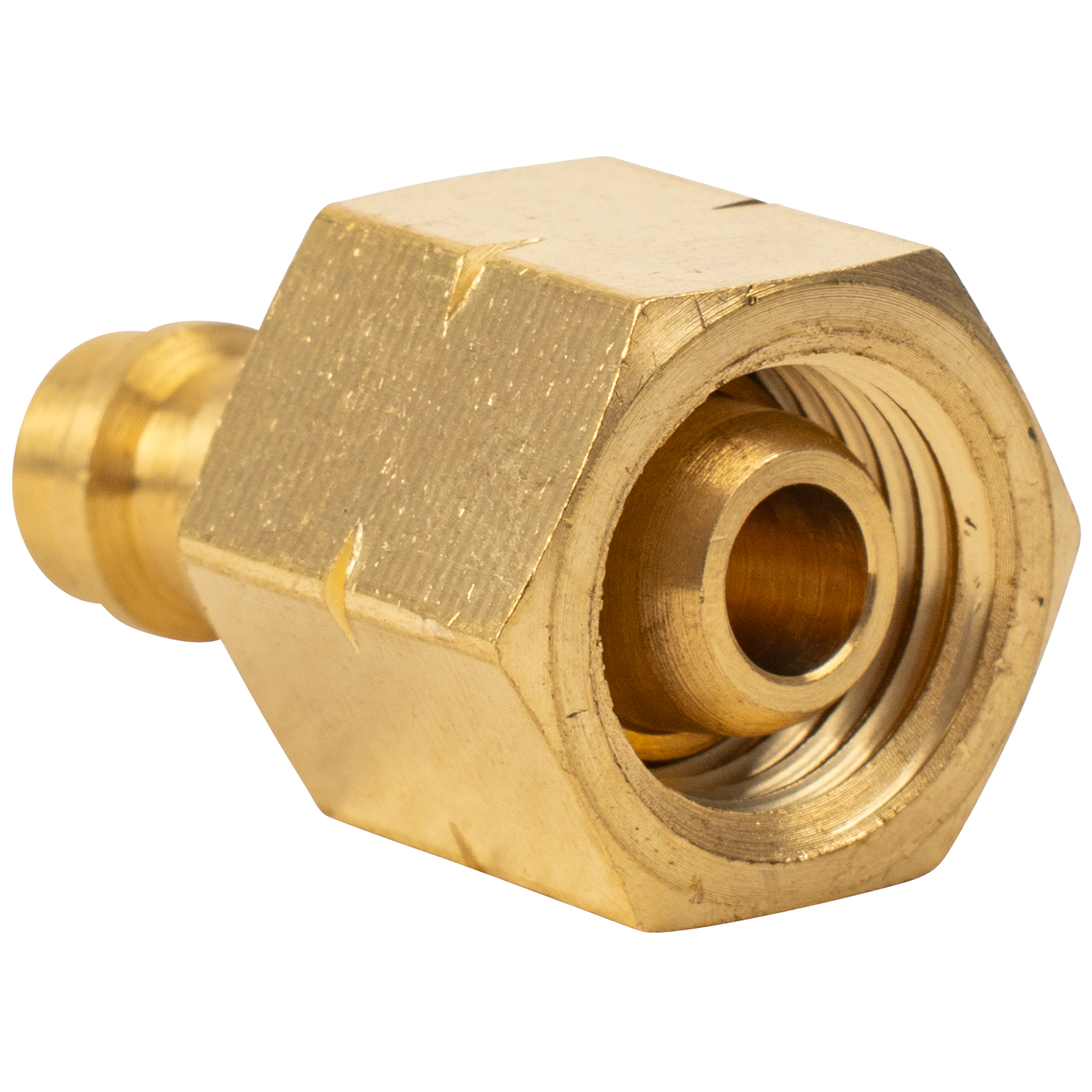 DWS Snelkoppeling male met wartelmoer 1/4"L 